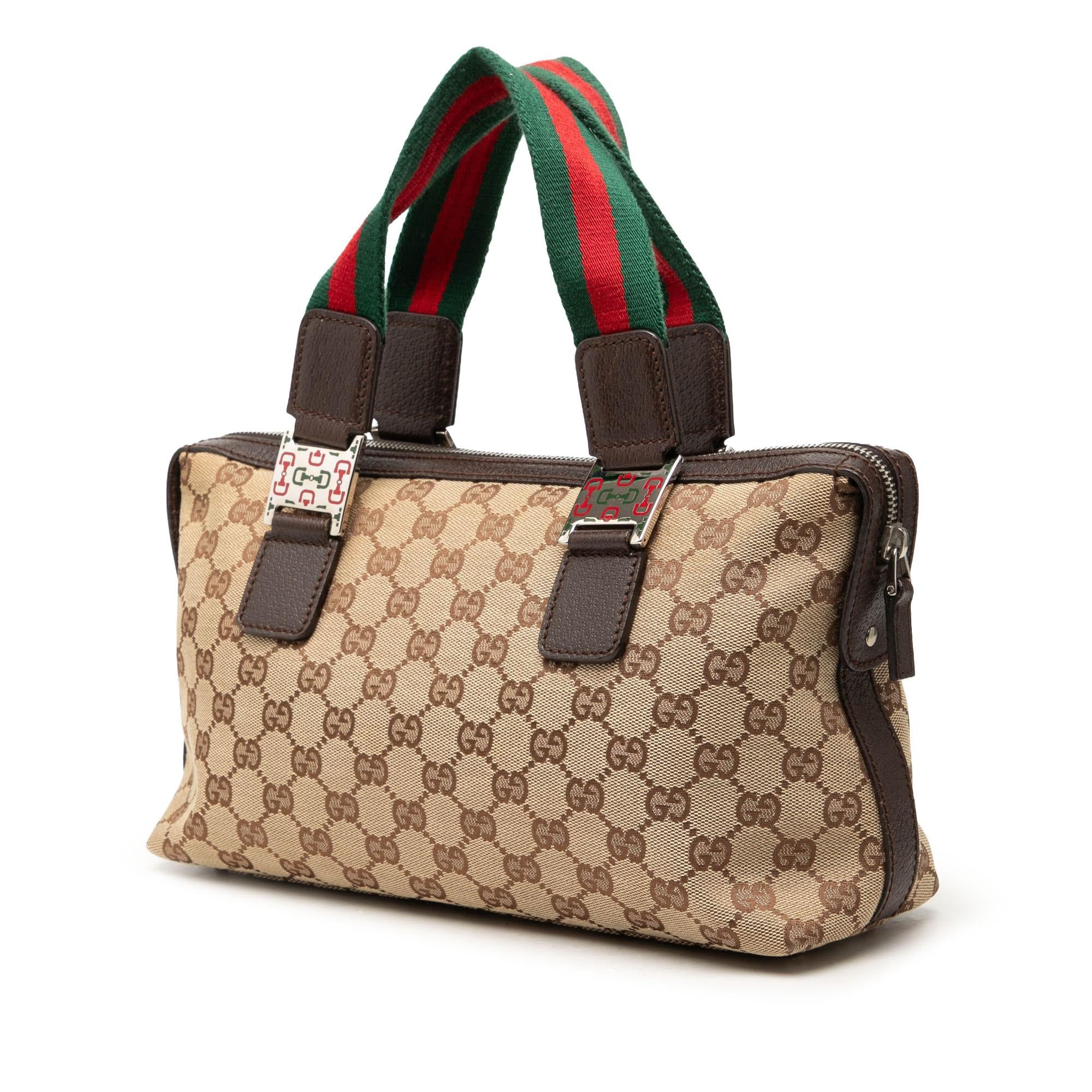 Gucci GG Canvas Web Pop Handbag
