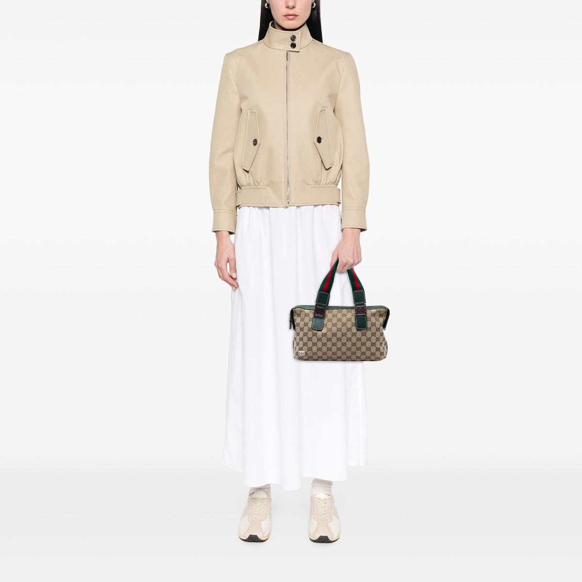 Gucci GG Canvas Web Pop Handbag