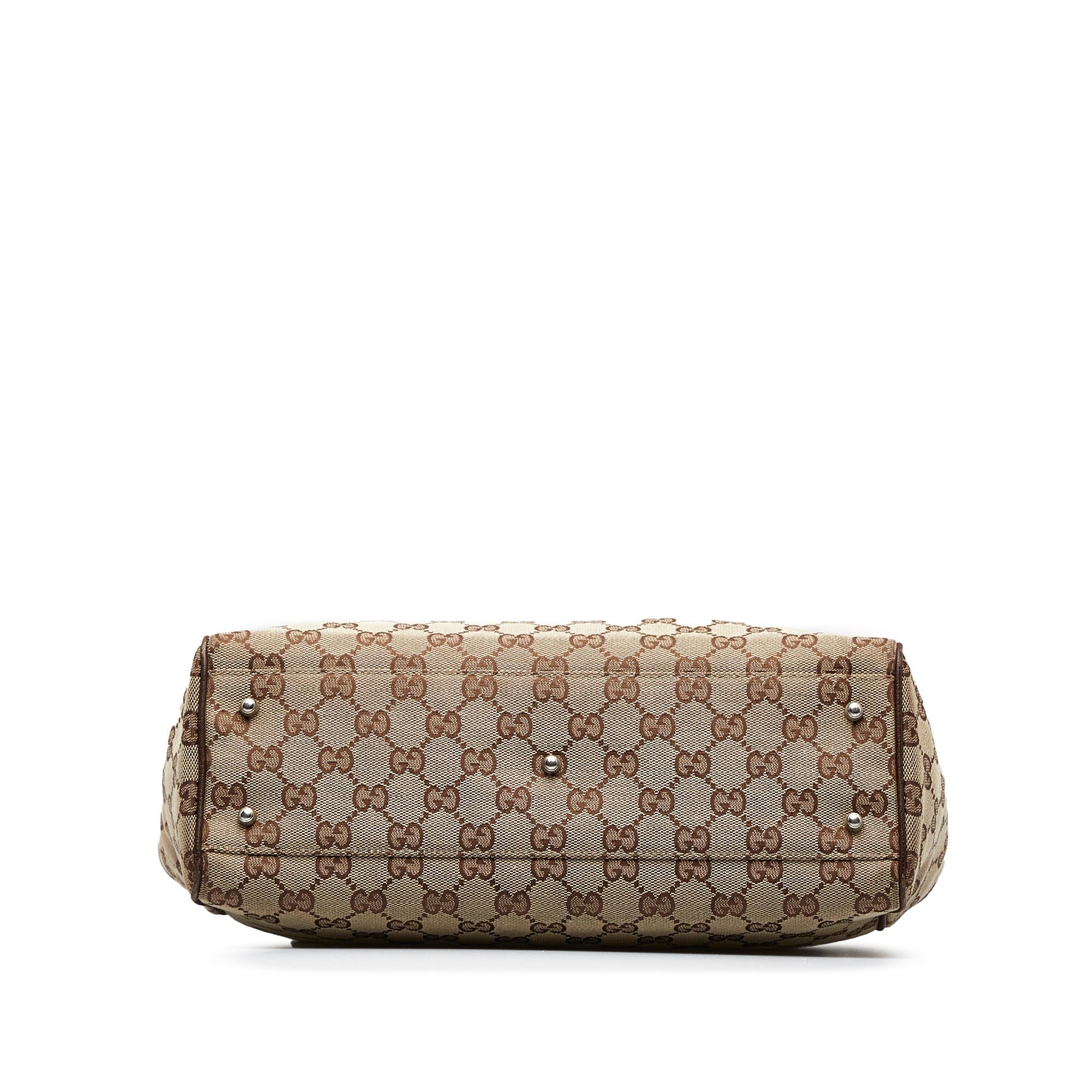 Gucci GG Canvas Web Pop Tote (SHG-Jsskew)