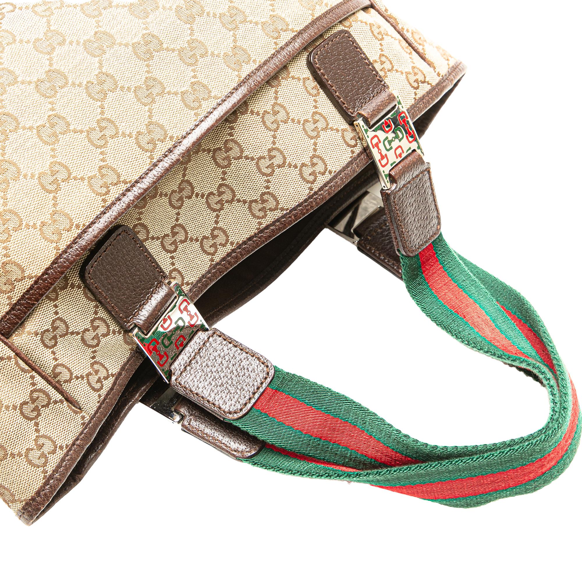 Gucci GG Canvas Web Pop Tote