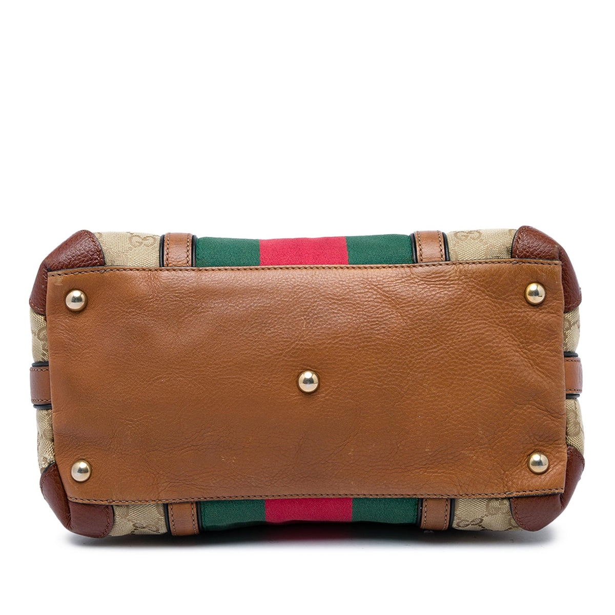 Gucci GG Canvas Web Rania Top Handle Bag