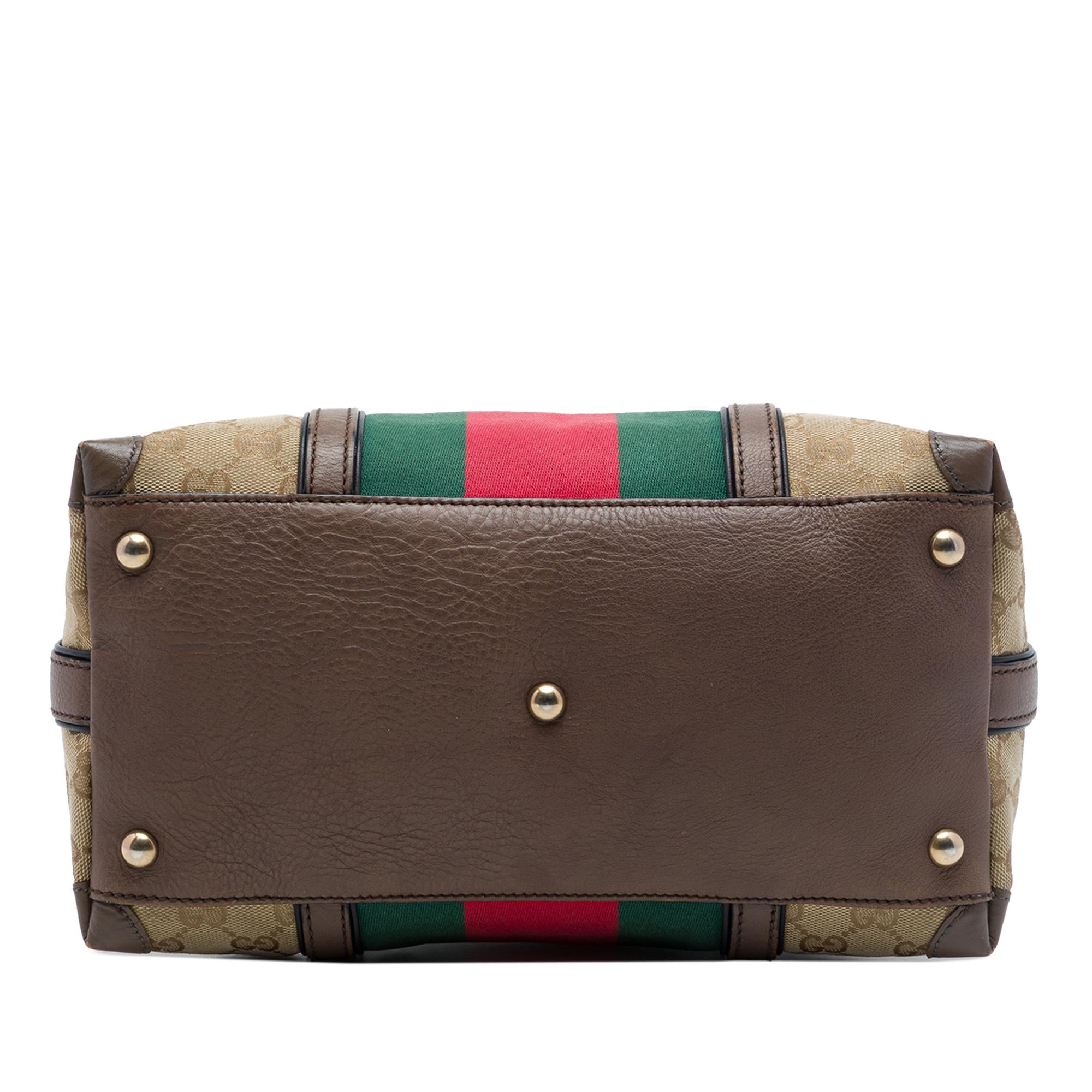 Gucci GG Canvas Web Satchel