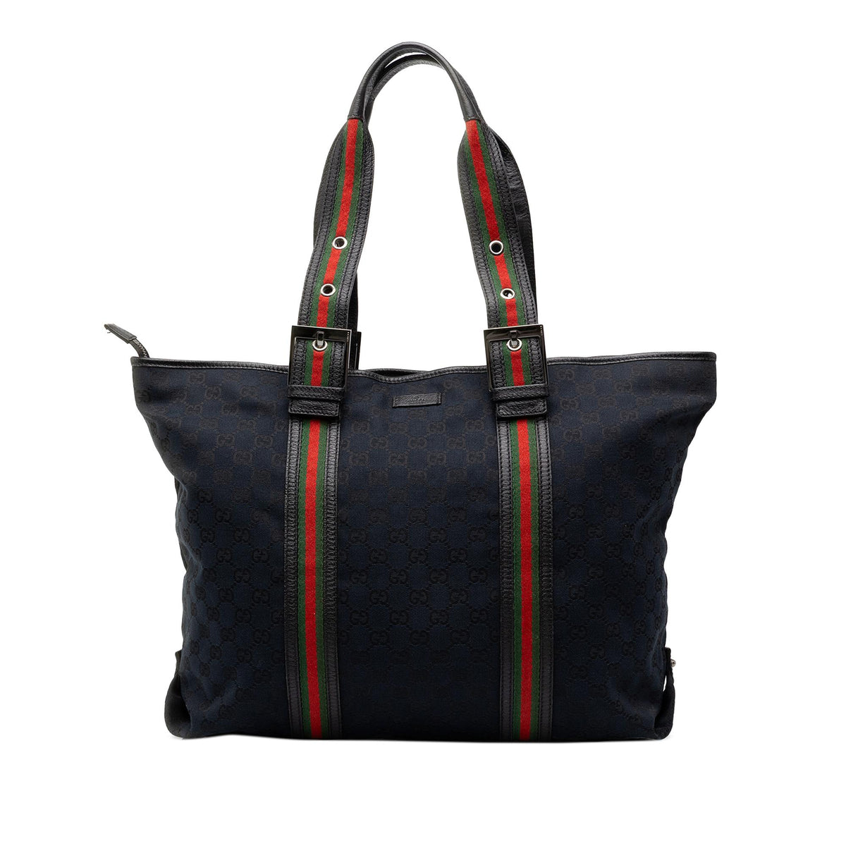 Gucci GG Canvas Web Shopper Tote