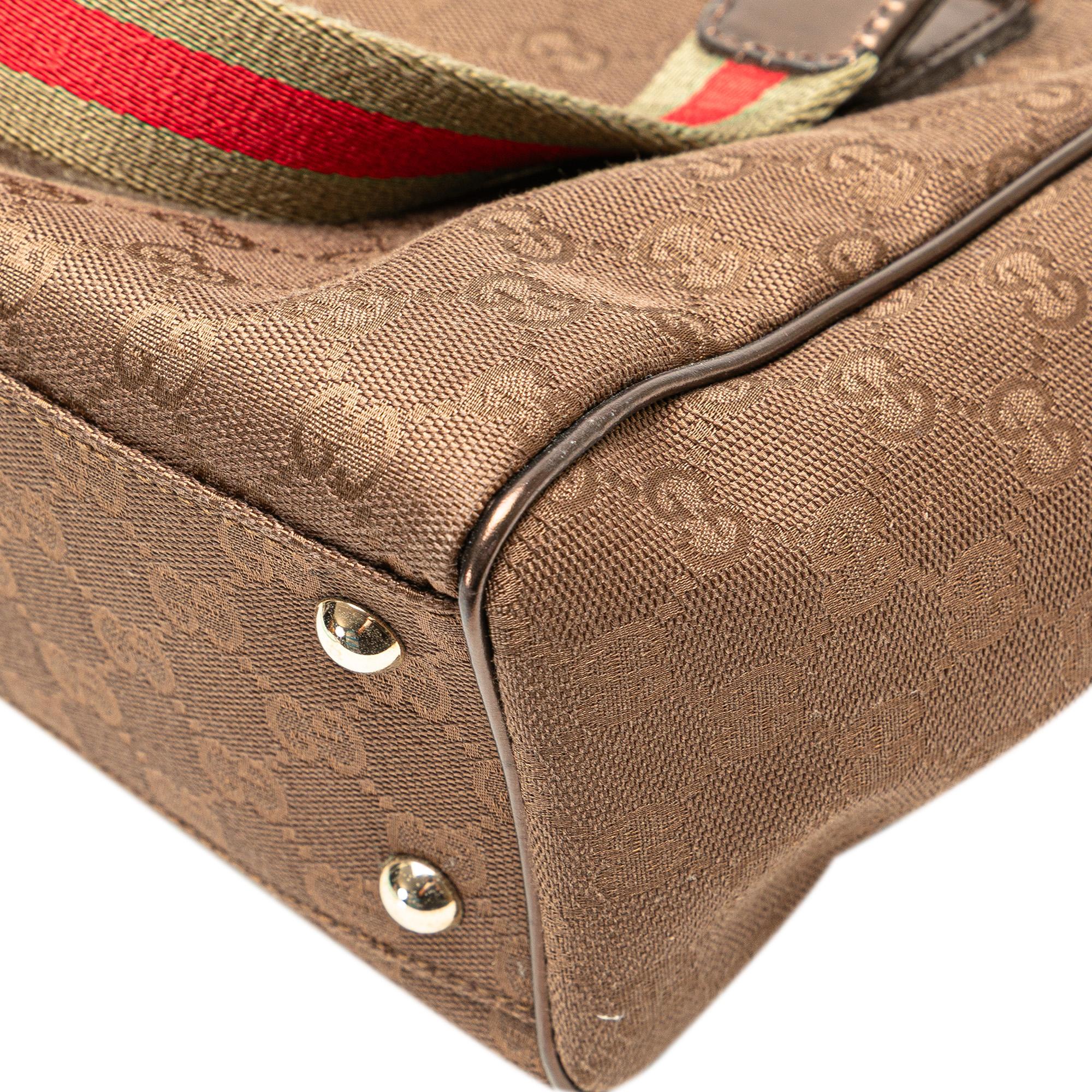 Gucci GG Canvas Web Tote