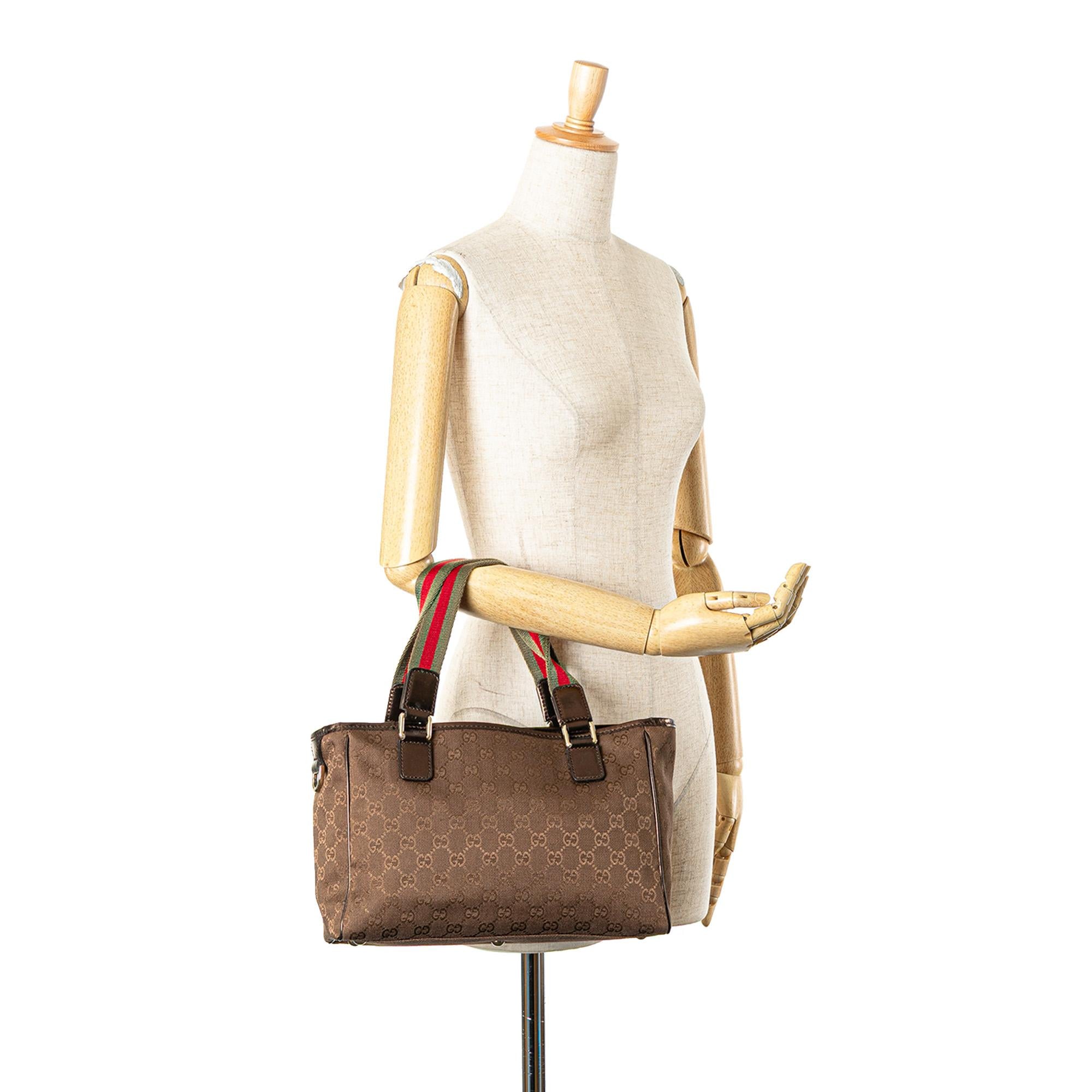 Gucci GG Canvas Web Tote