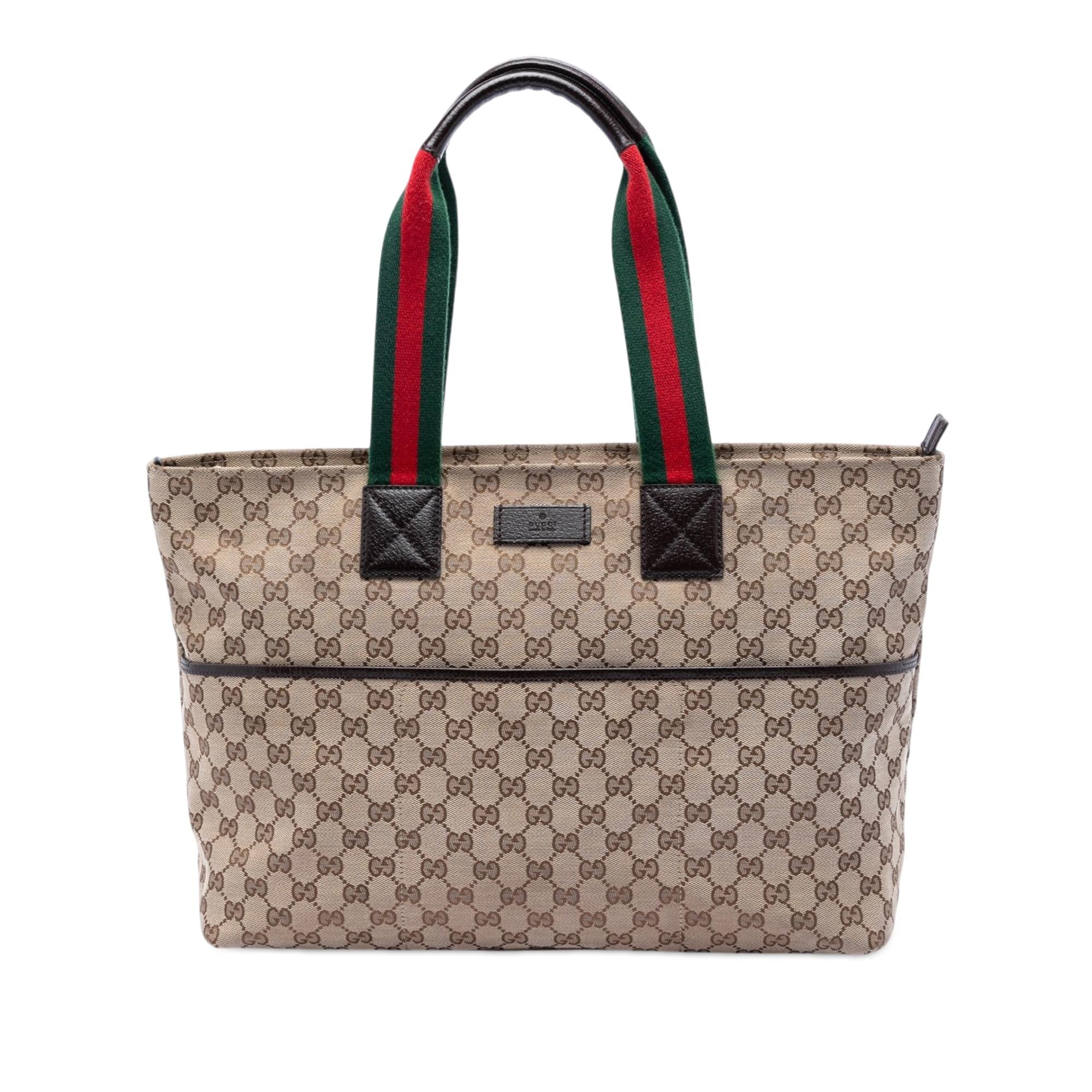 Gucci GG Canvas Web Tote