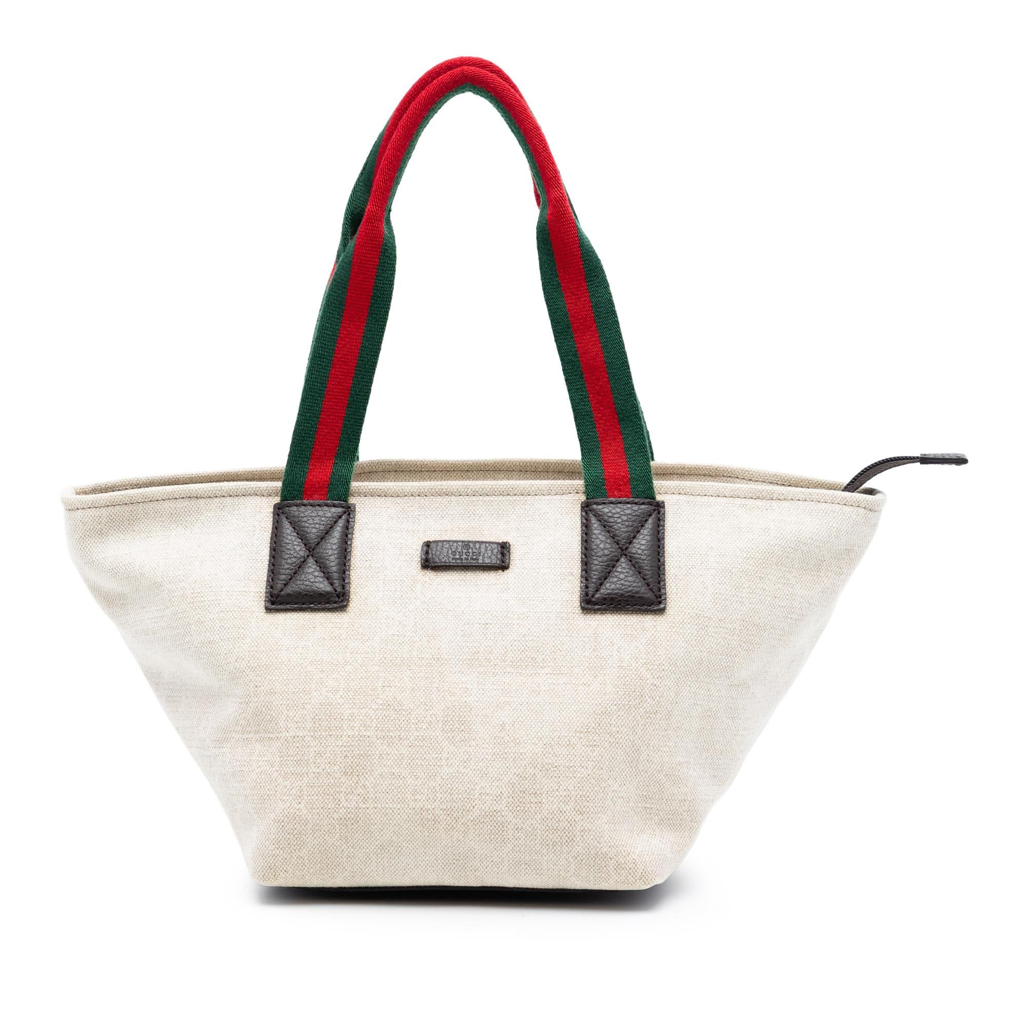 Gucci GG Canvas Web Tote