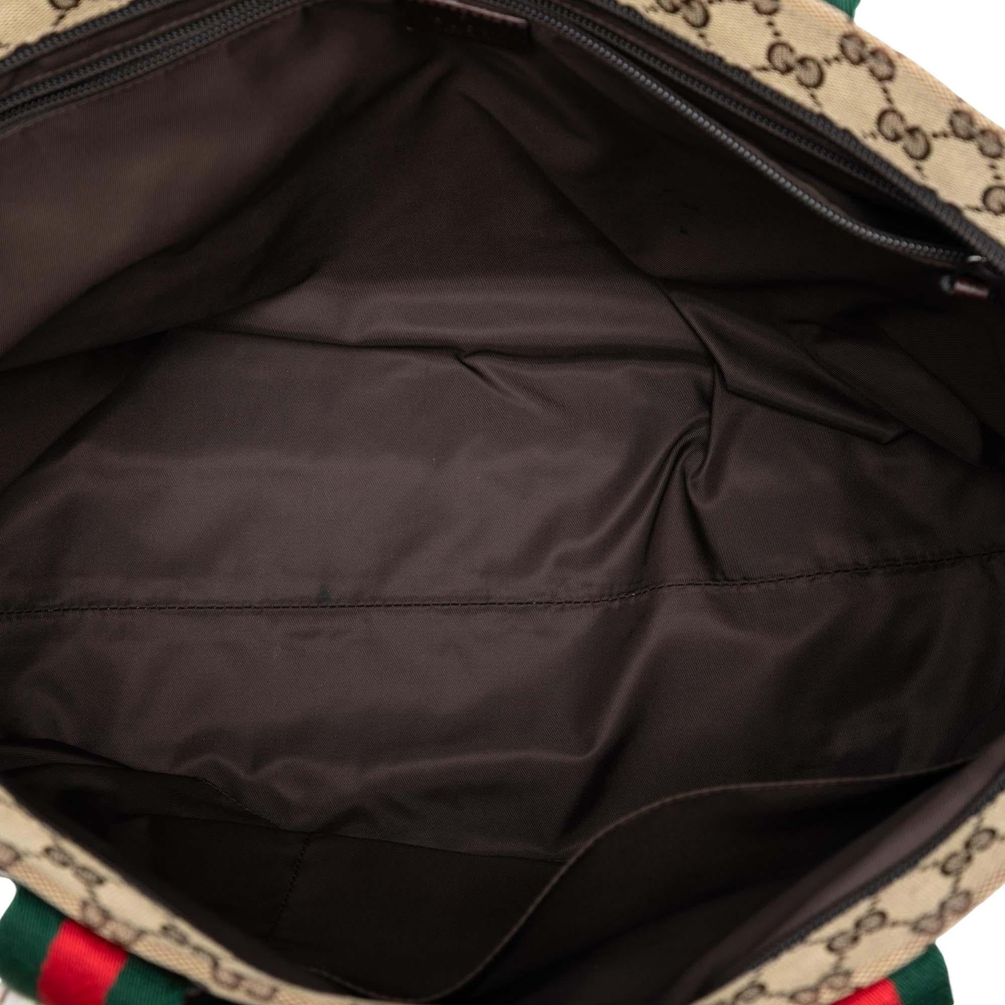 Gucci GG Canvas Web Tote
