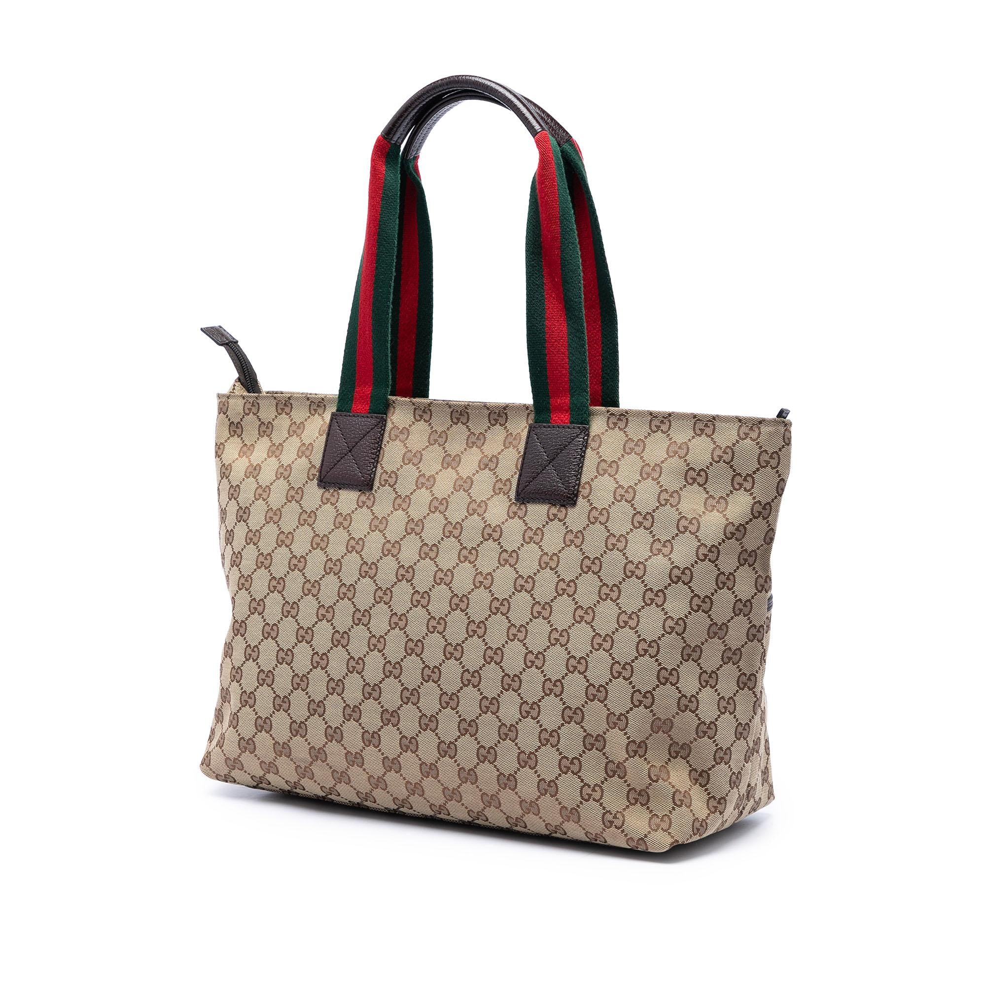 Gucci GG Canvas Web Tote