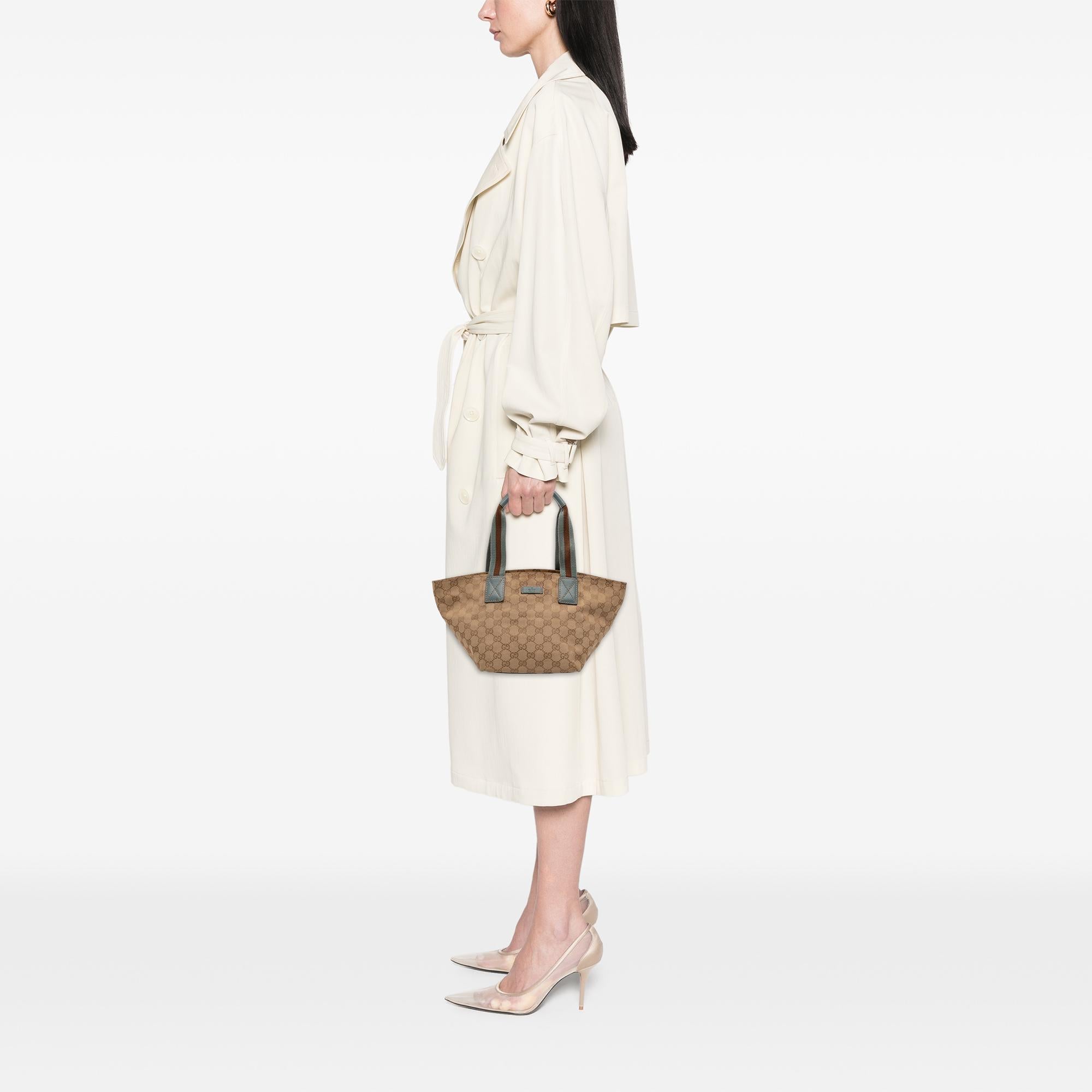Gucci GG Canvas Web Tote