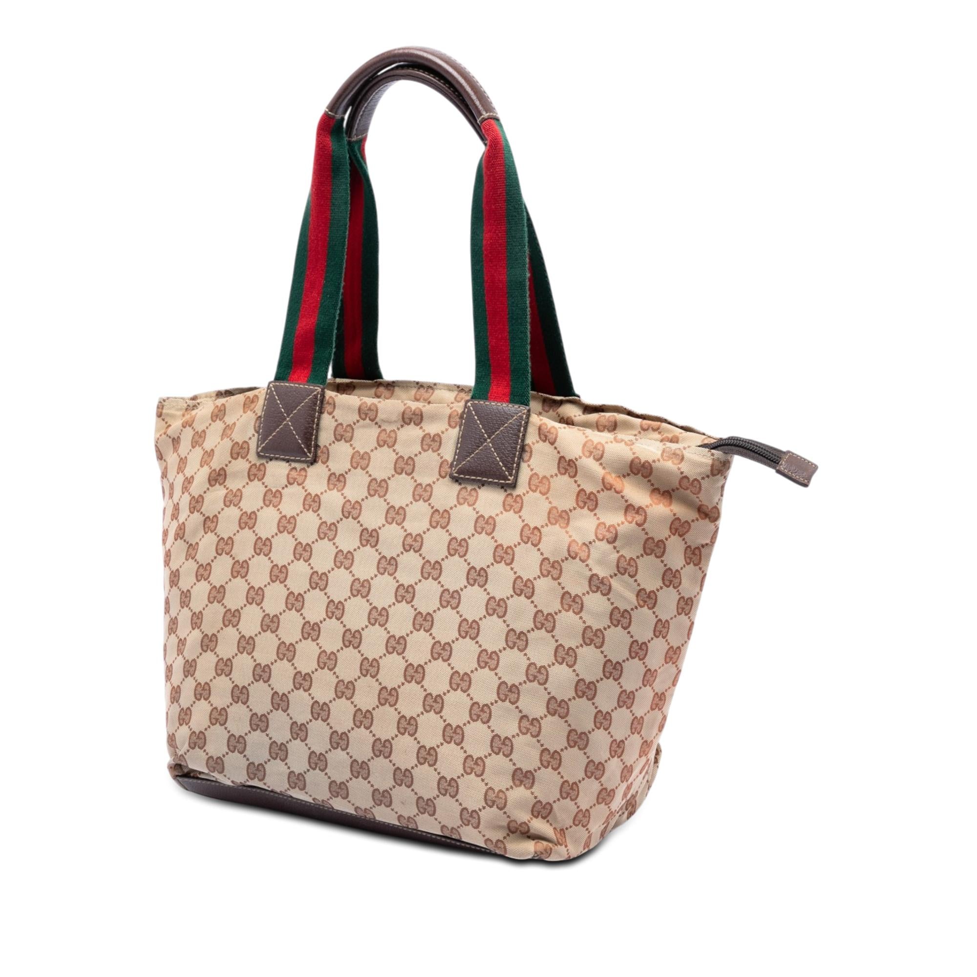 Gucci GG Canvas Web Tote
