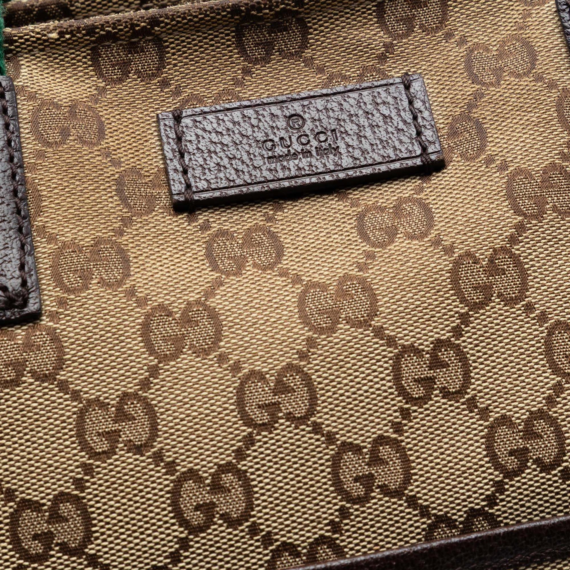 Gucci GG Canvas Web Tote