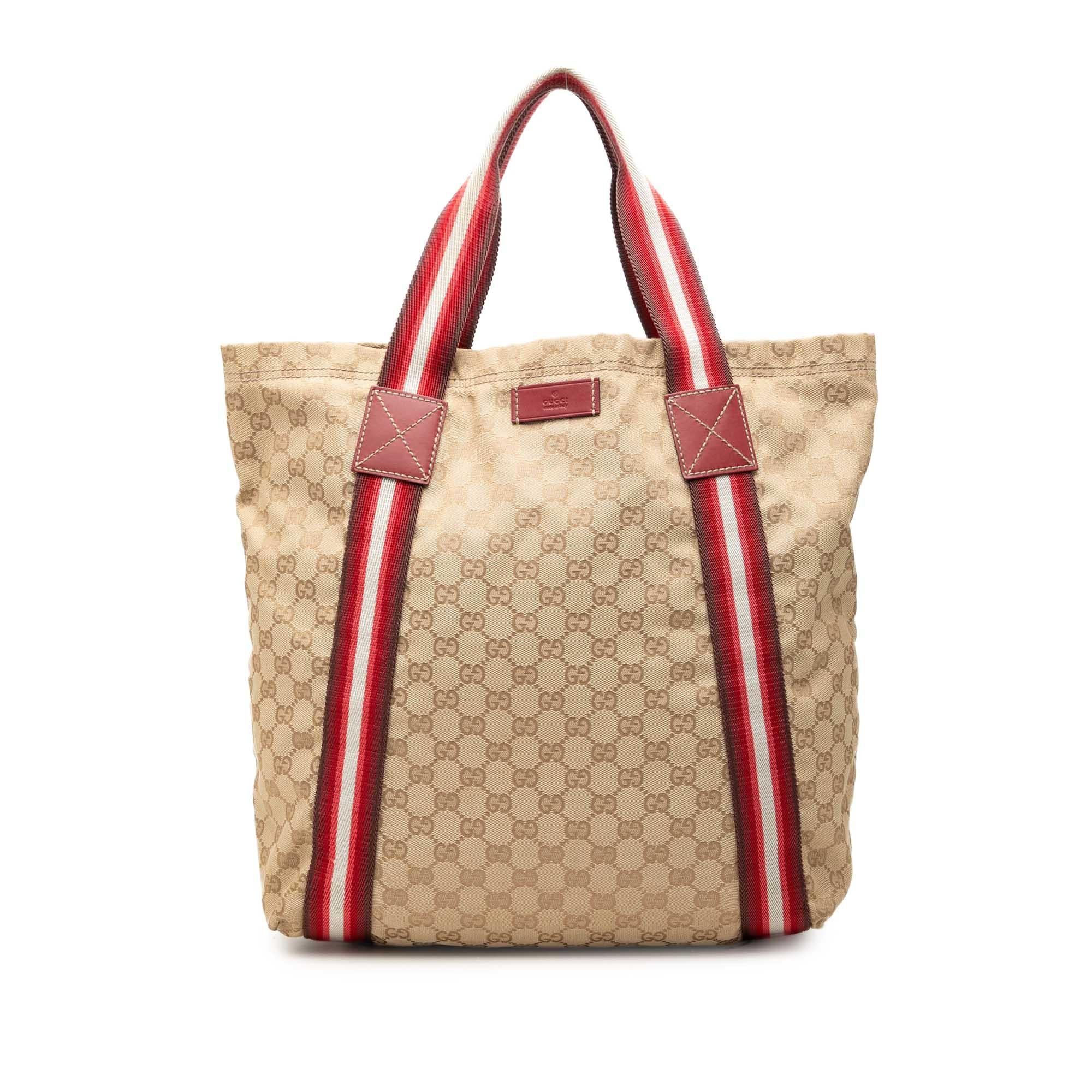 Gucci GG Canvas Web Tote