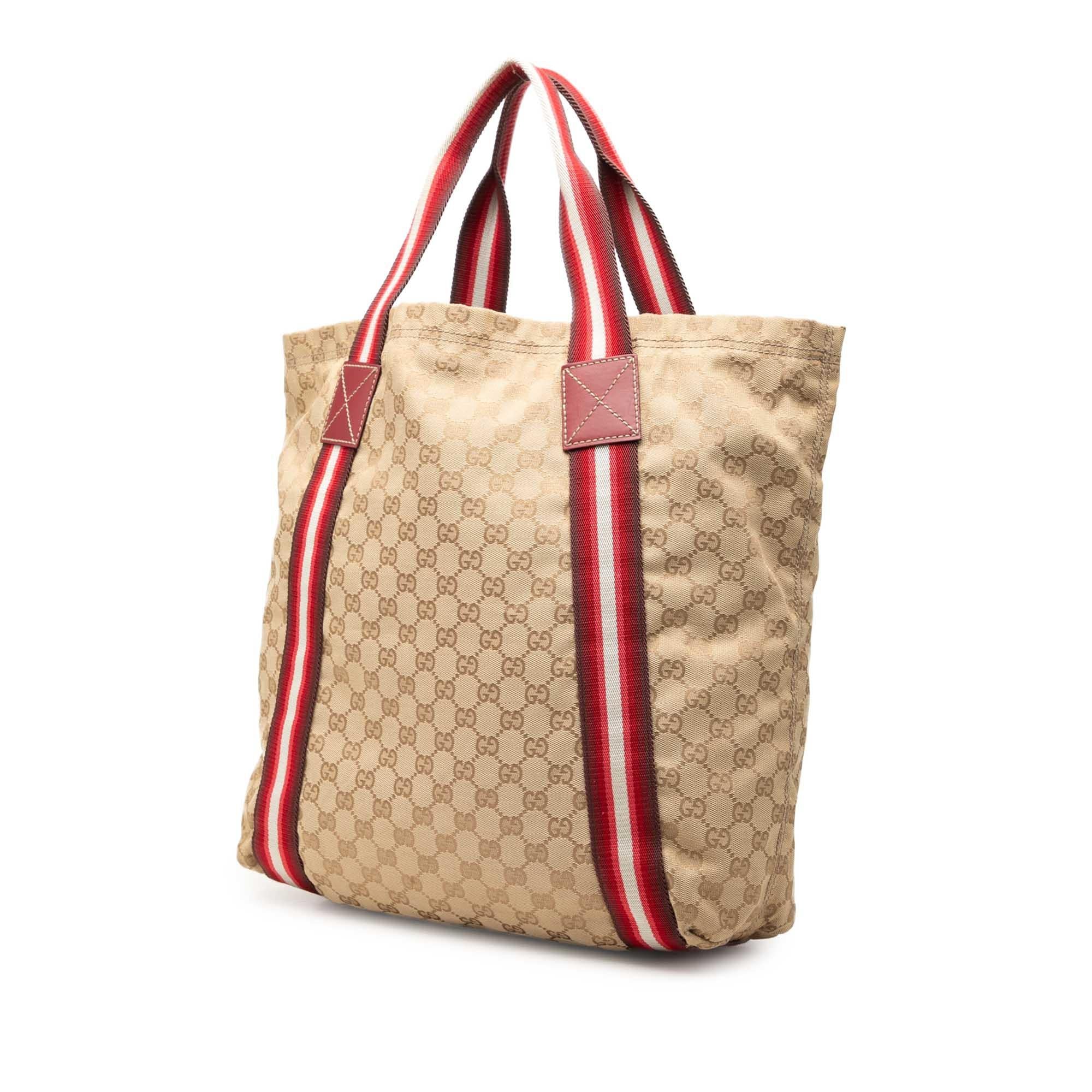 Gucci GG Canvas Web Tote