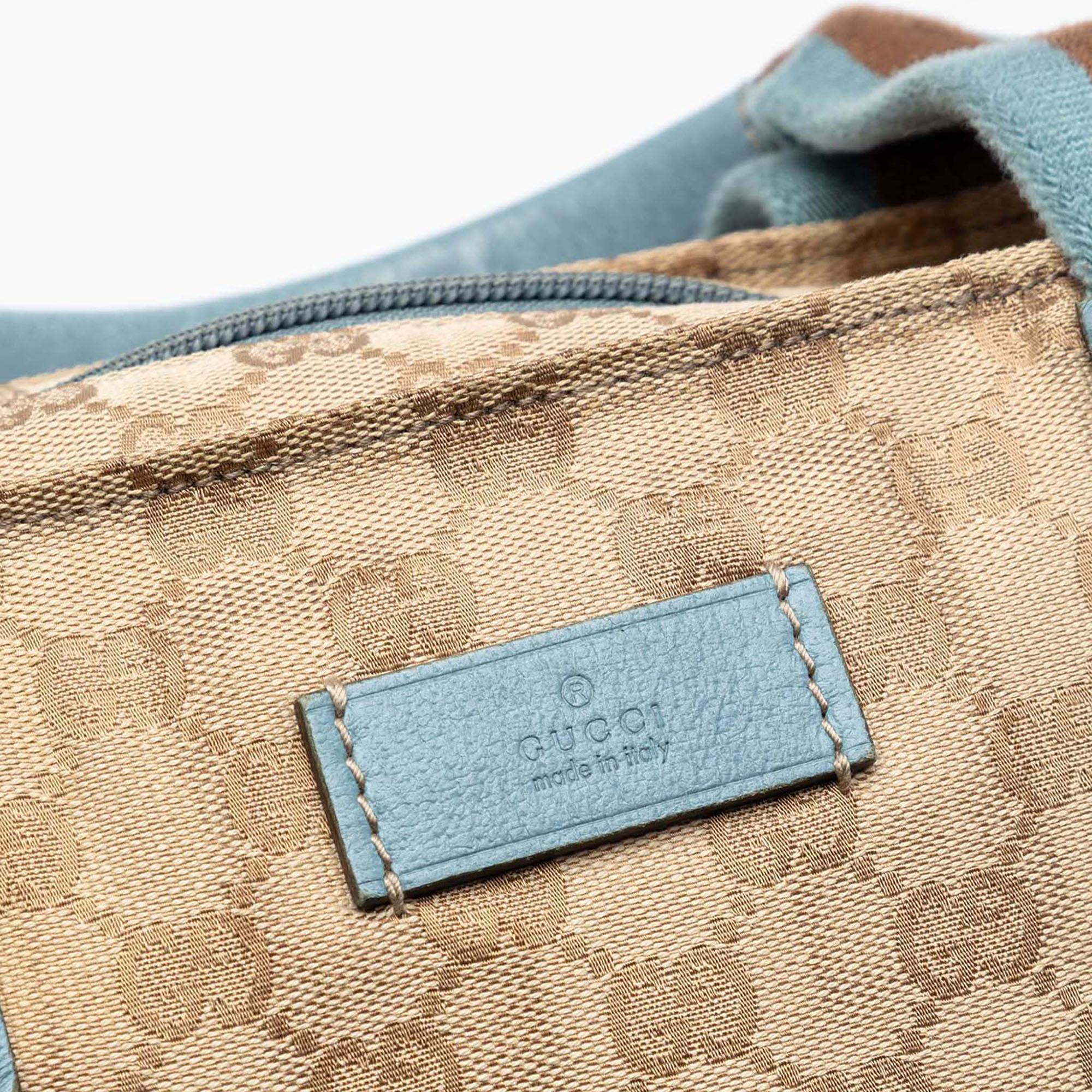 Gucci GG Canvas Web Vertical Tote