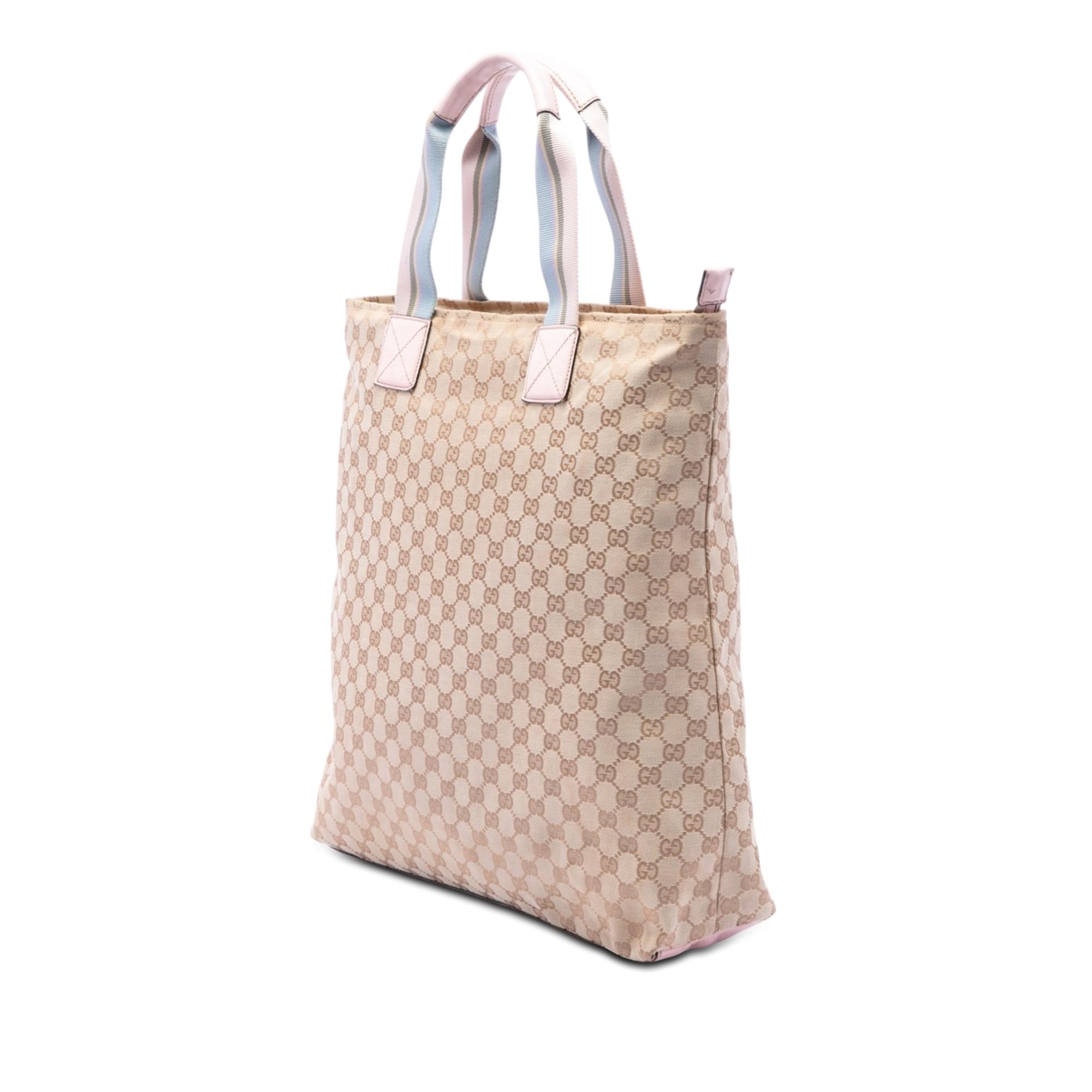 Gucci GG Canvas Web Vertical Tote
