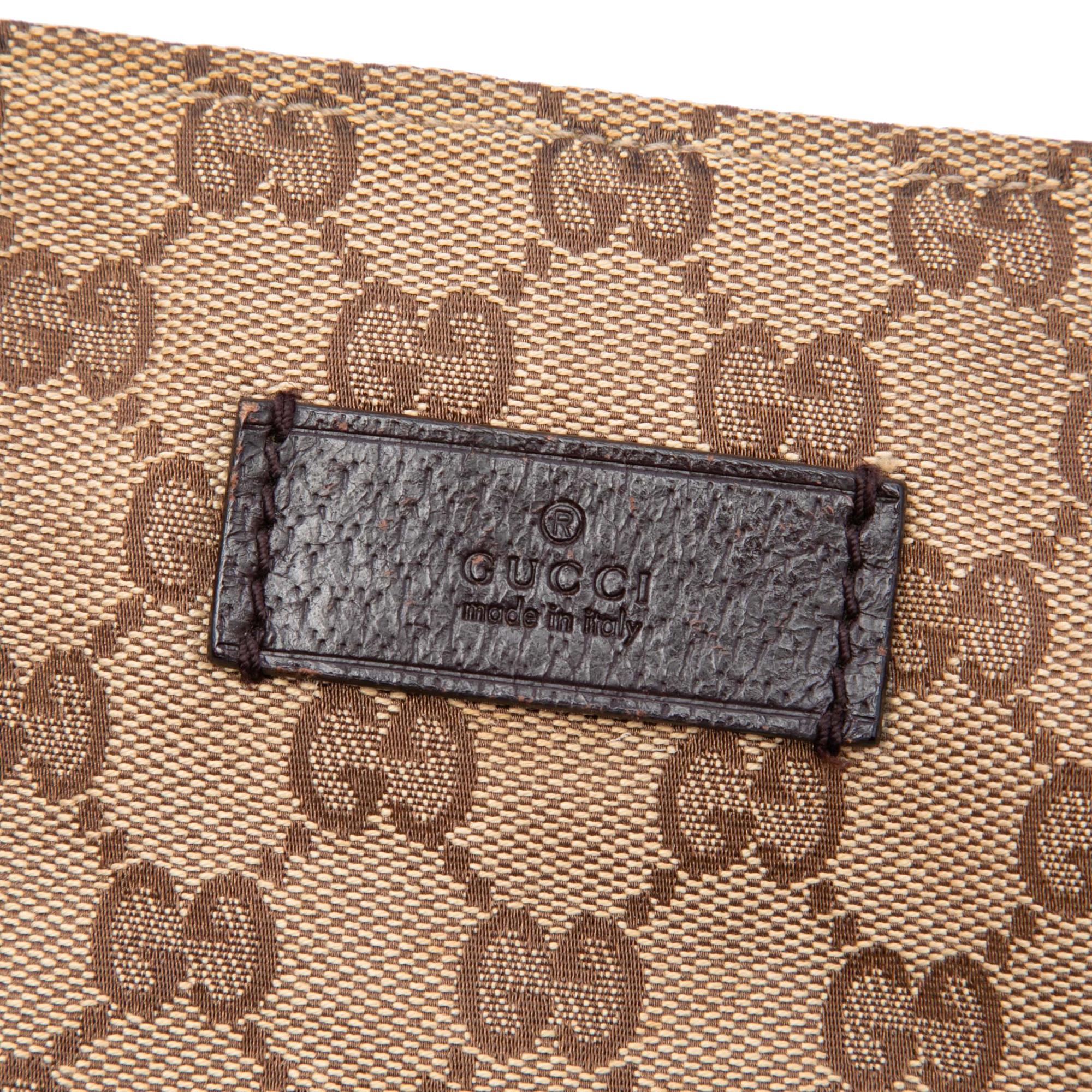 Gucci GG Canvas Web Vertical Tote
