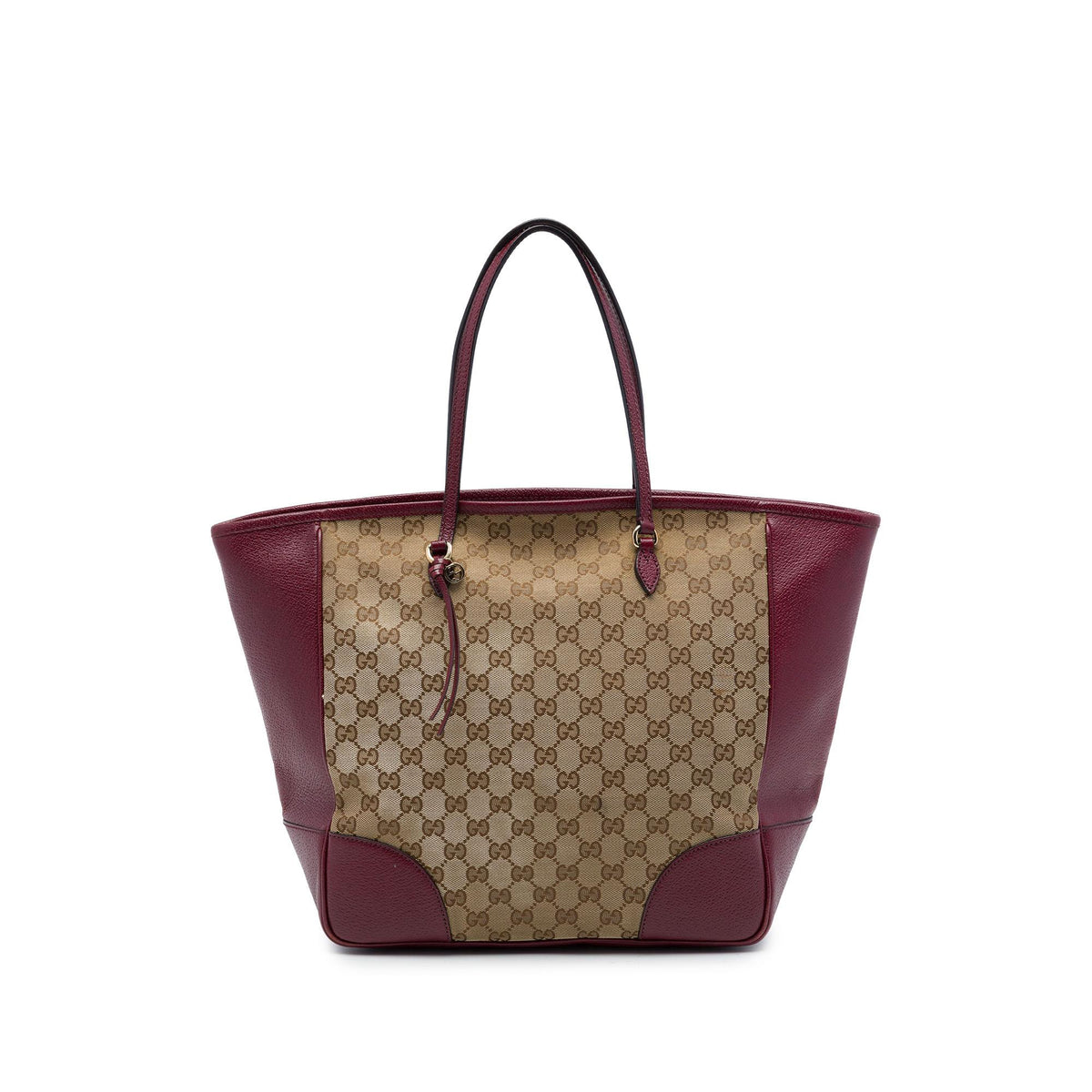 Gucci GG Canvas and Calfskin Bree Tote