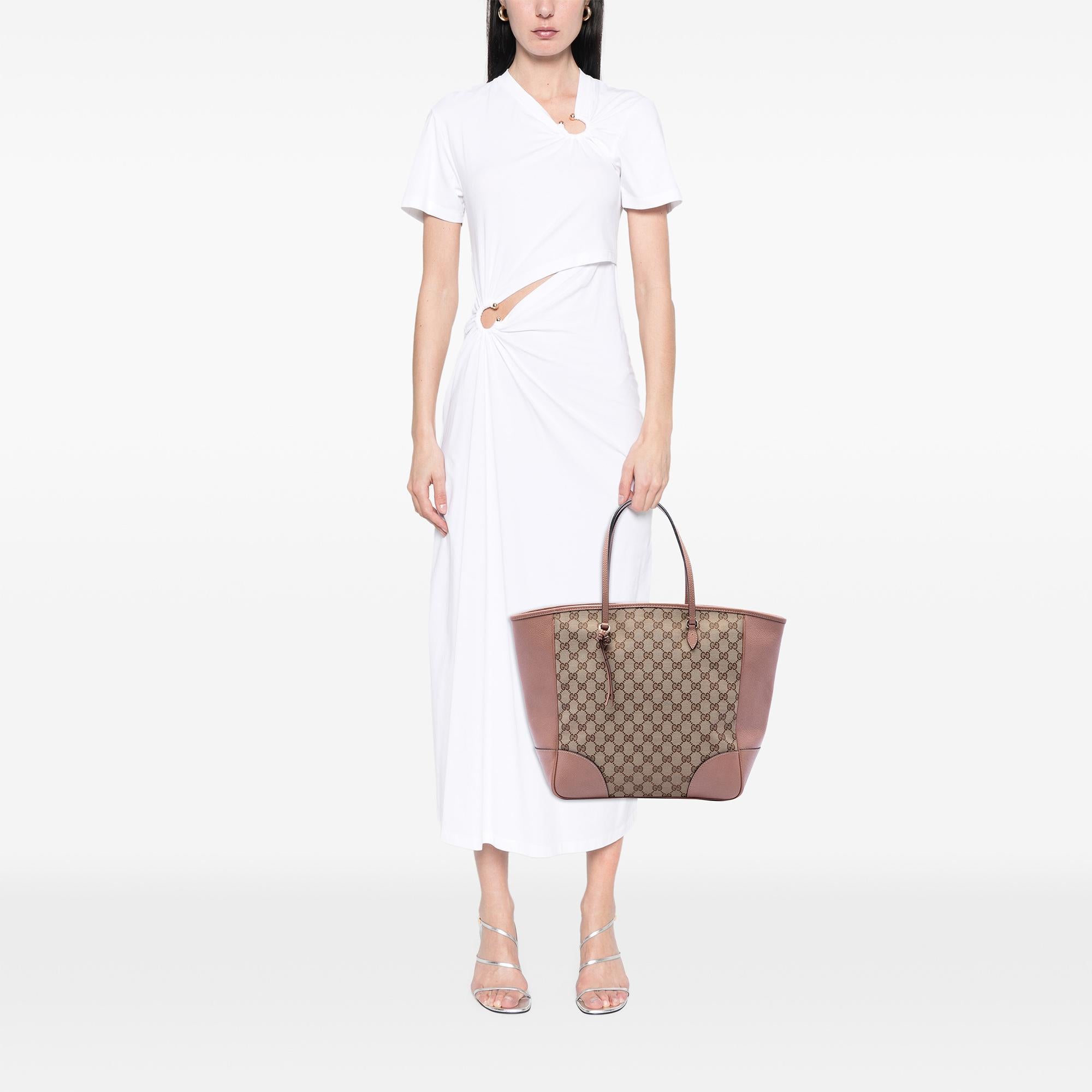 Gucci GG Canvas and Leather Bree Tote