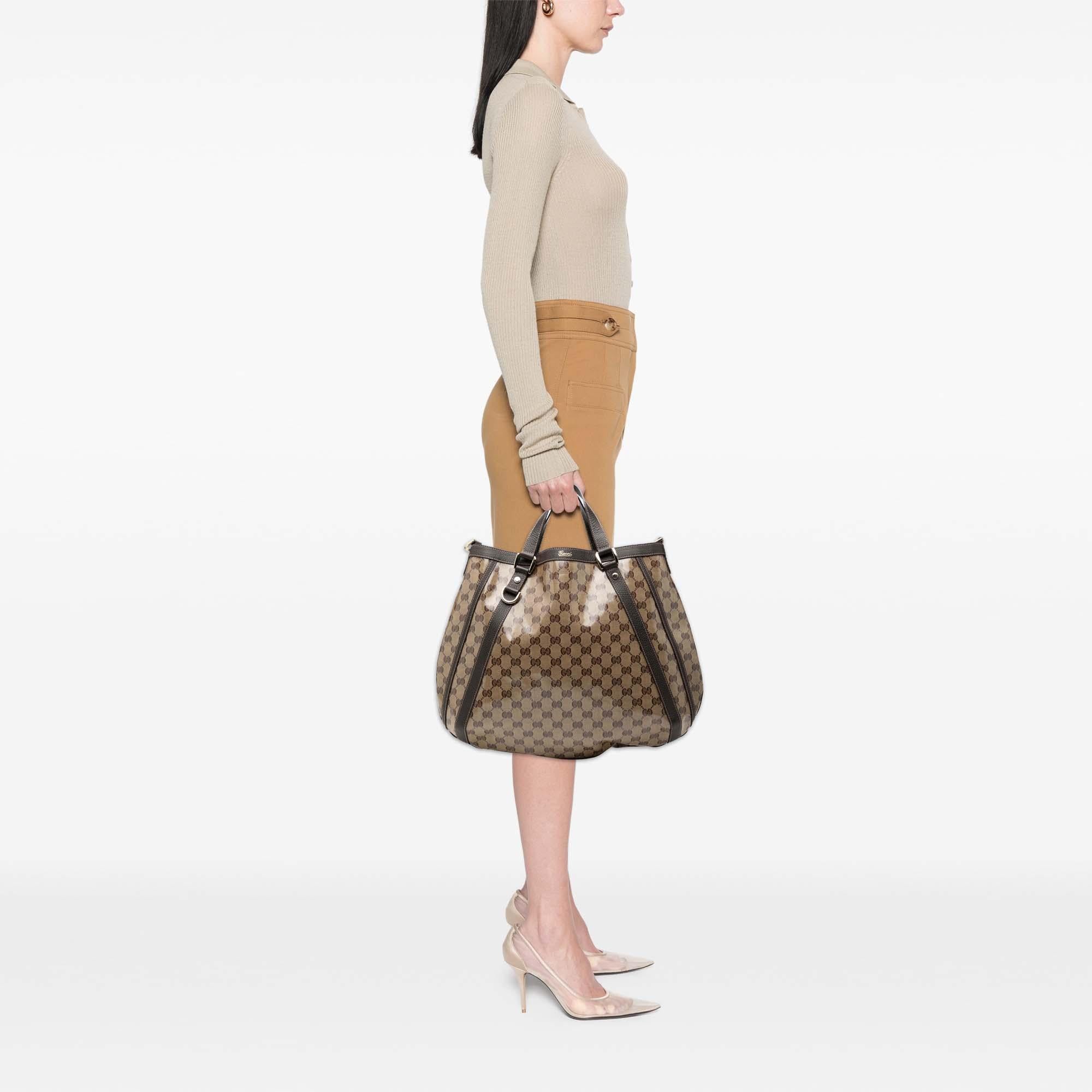 Gucci GG Crystal Abbey D Ring Convertible Tote