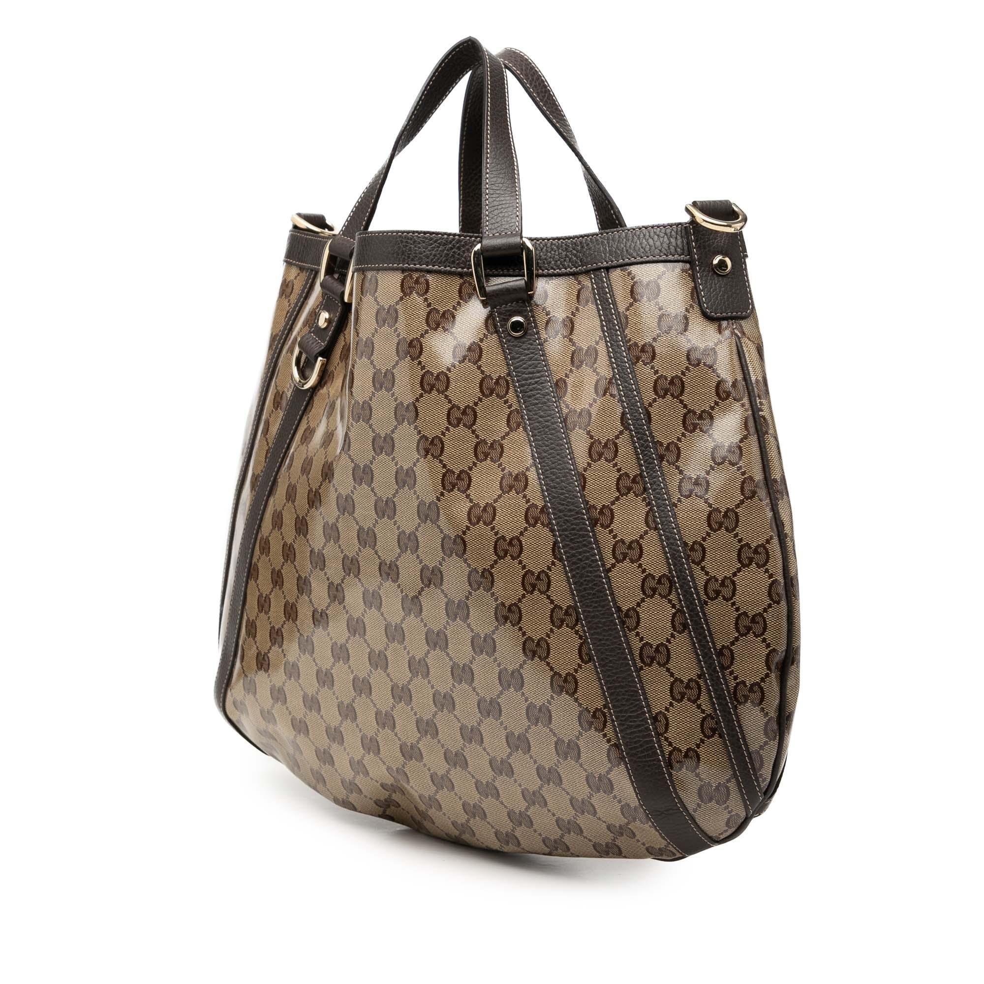 Gucci GG Crystal Abbey D Ring Convertible Tote