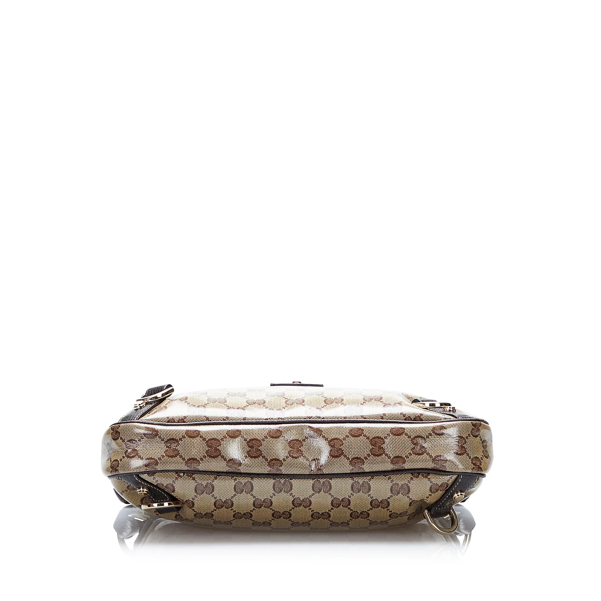 Gucci GG Crystal Abbey D-Ring Shoulder Bag (SHG-GdAetG)