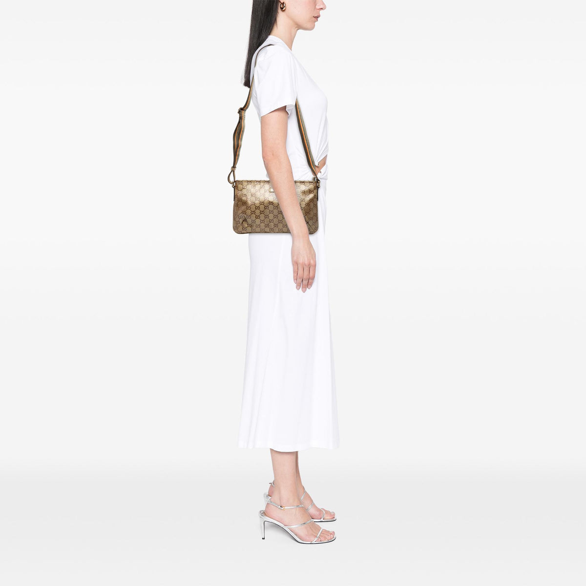 Gucci GG Crystal Web Crossbody