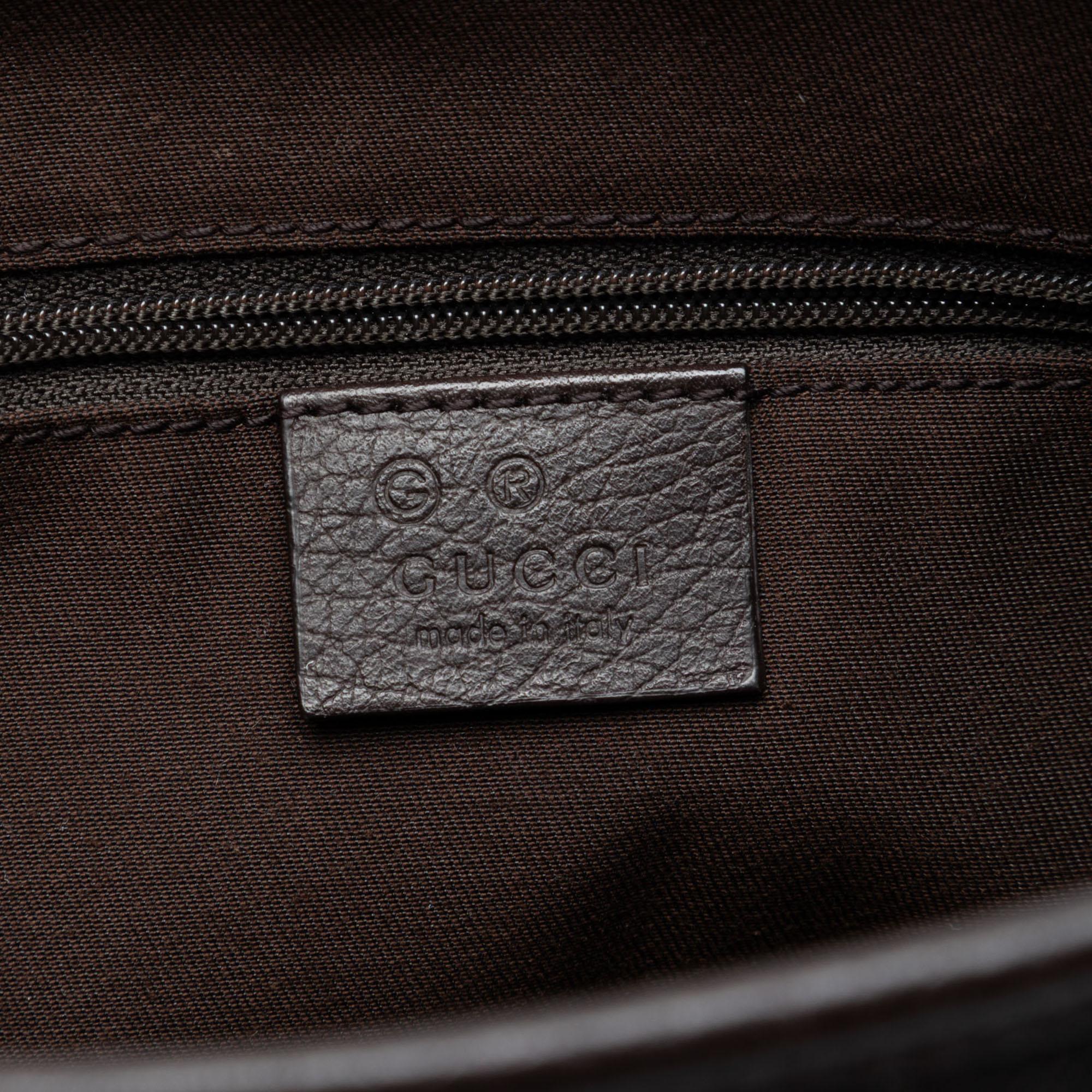 Gucci GG Denim Abbey D Ring Crossbody