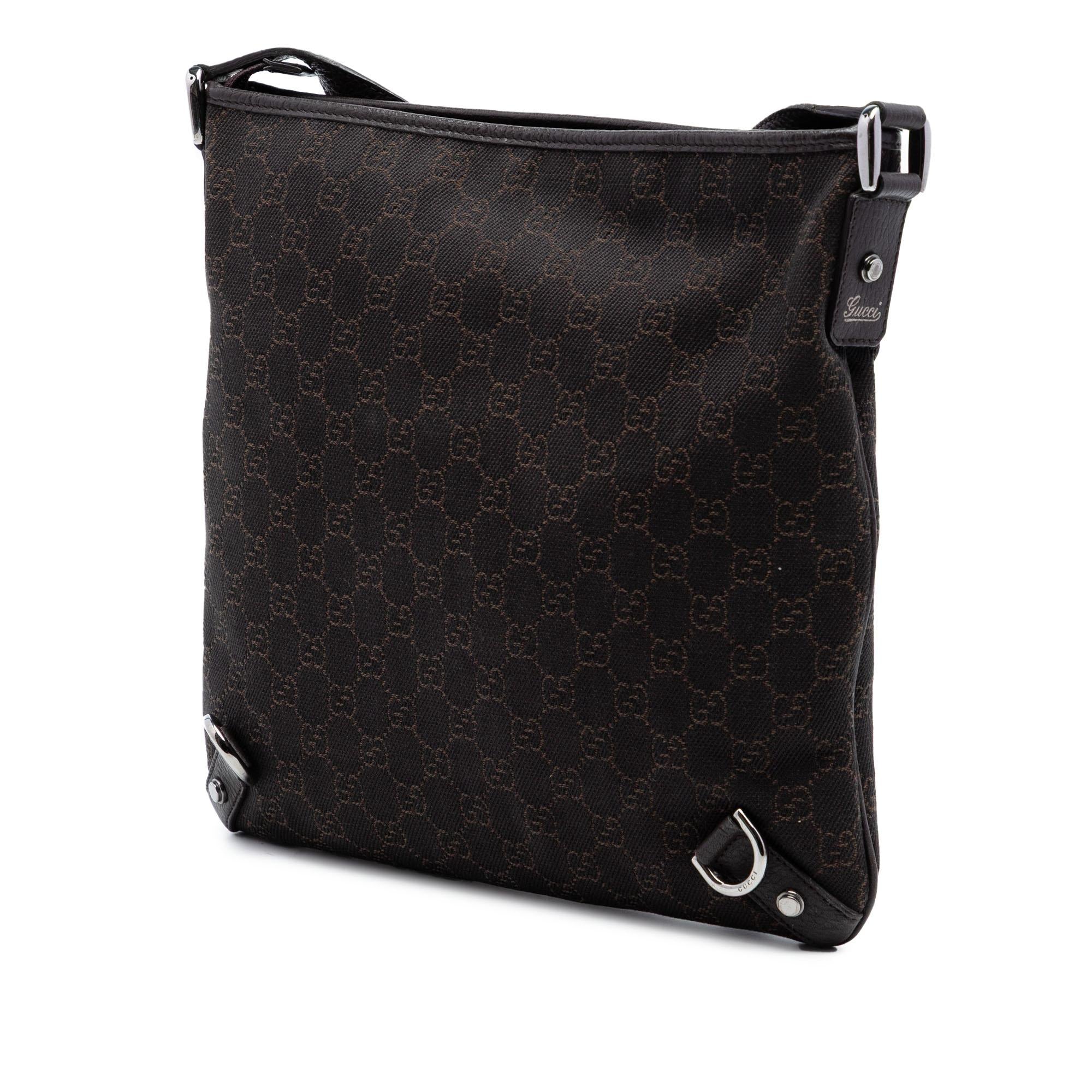 Gucci GG Denim Abbey D Ring Crossbody