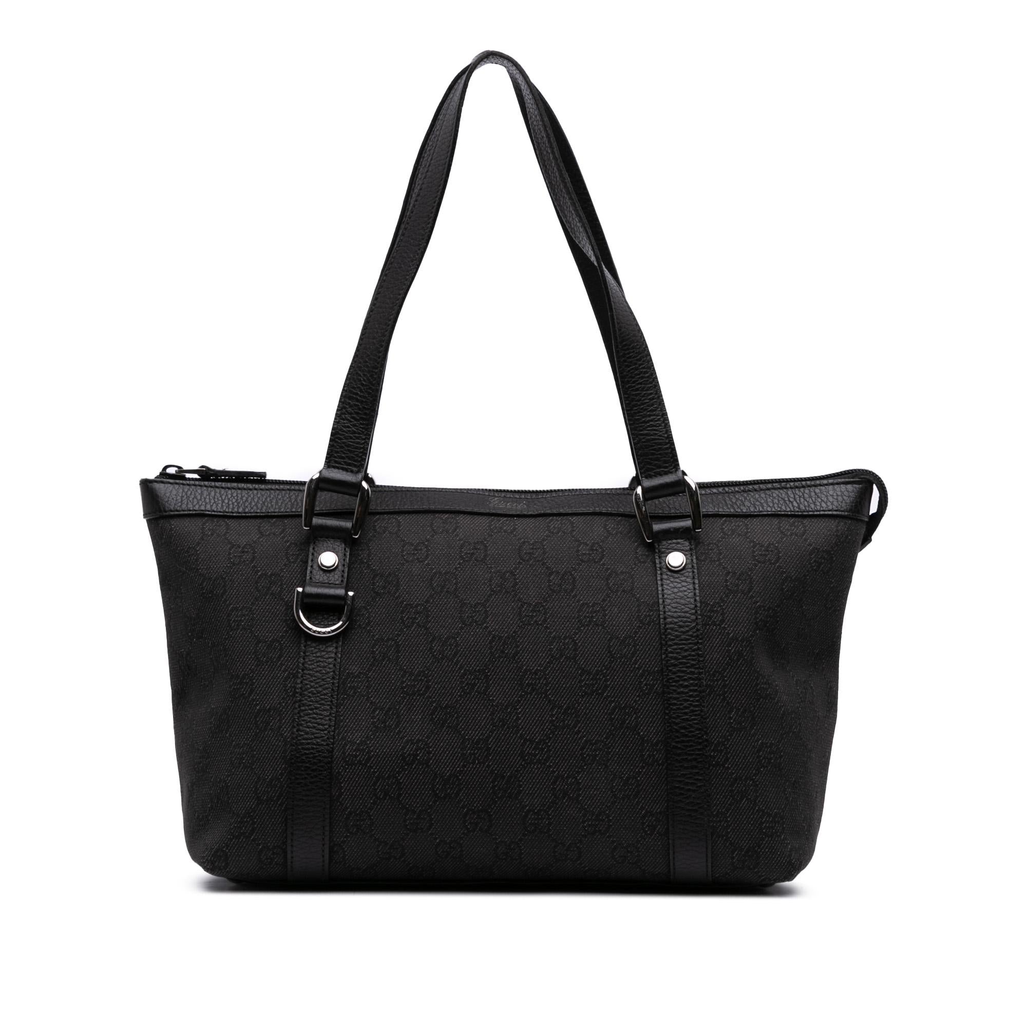 Gucci GG Denim Abbey D Ring Tote