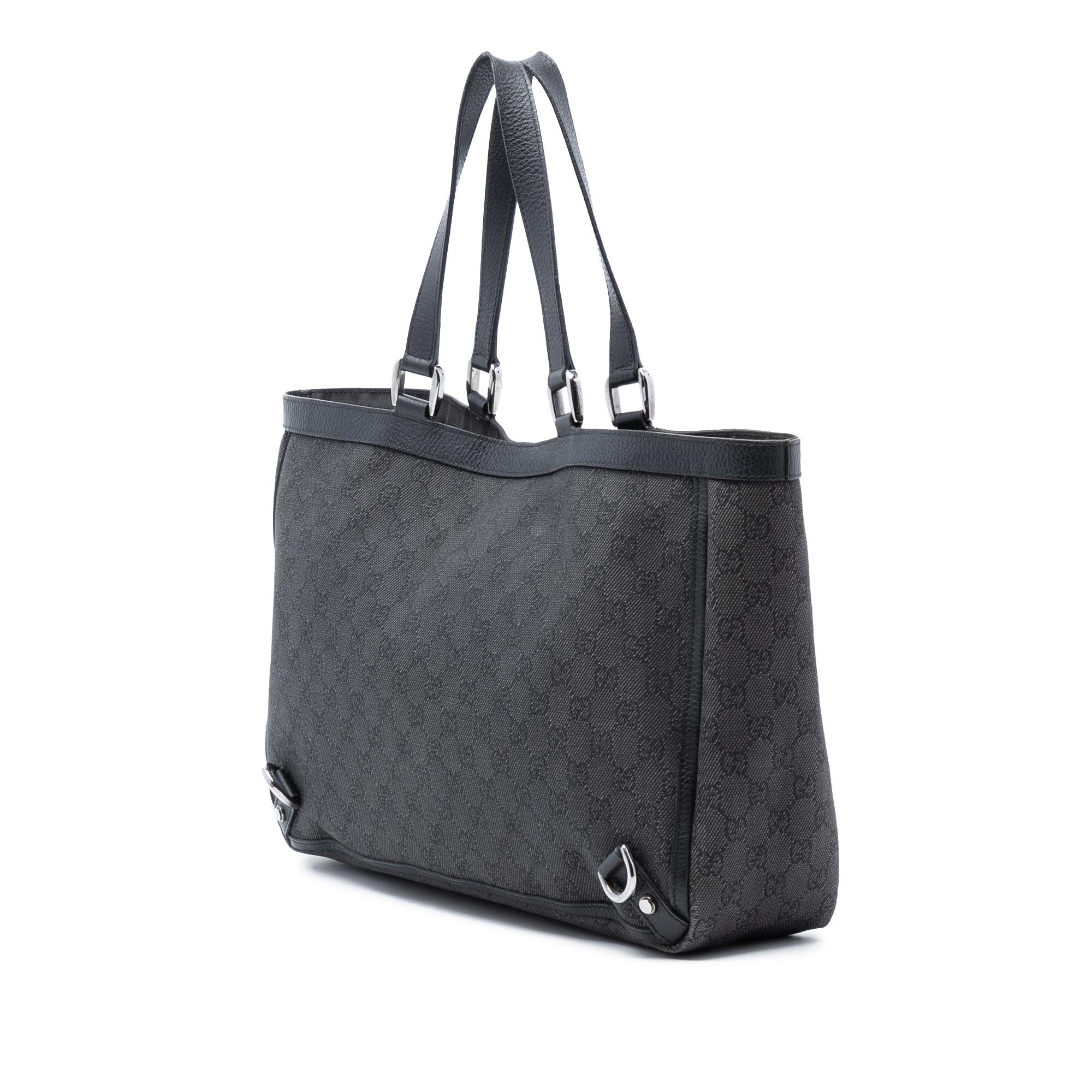 Gucci GG Denim Abbey D Ring Tote