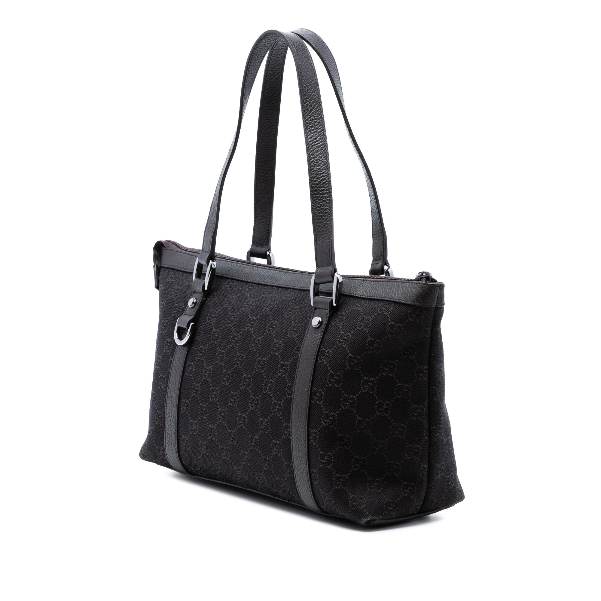 Gucci GG Denim Abbey D Ring Tote