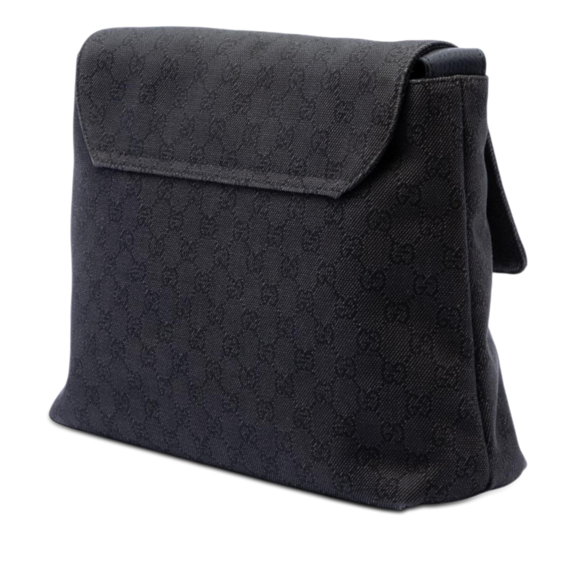 Gucci GG Denim Messenger Bag