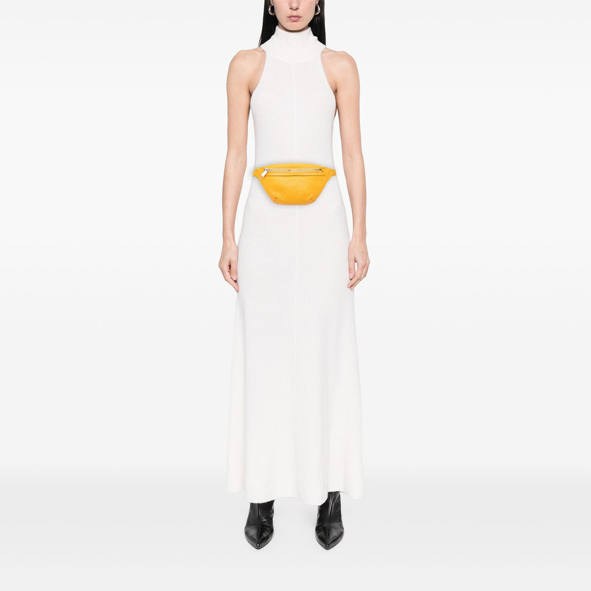 Gucci GG Embossed Perforated Calfskin Belt Bag