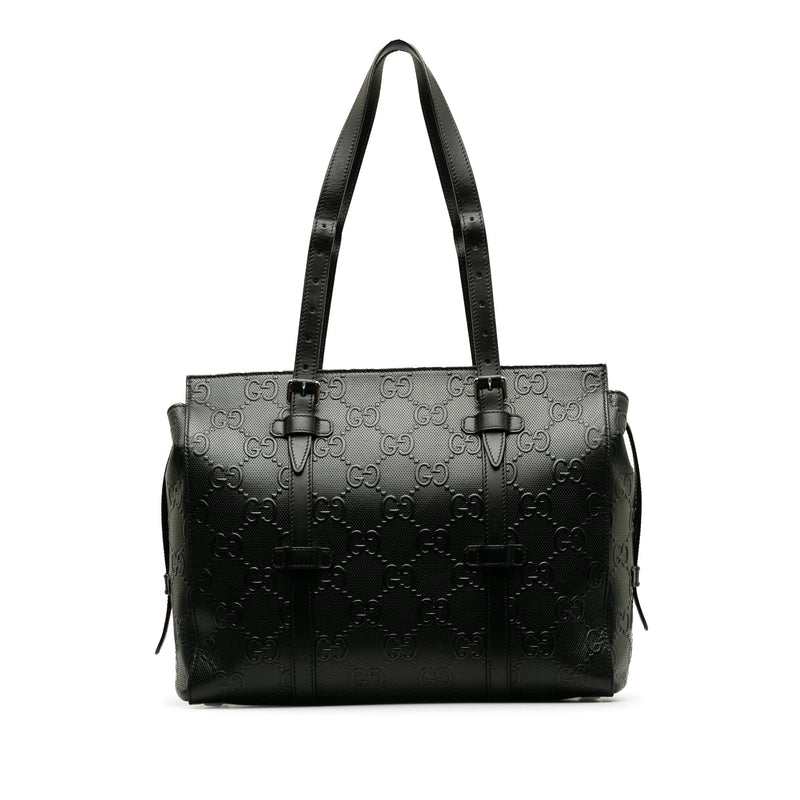 Gucci GG Embossed Tote Bag (SHG-w2F0hl)