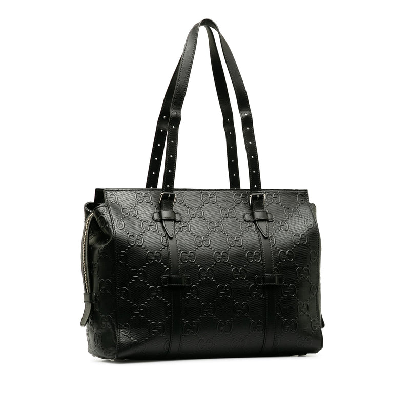 Gucci GG Embossed Tote Bag (SHG-w2F0hl)