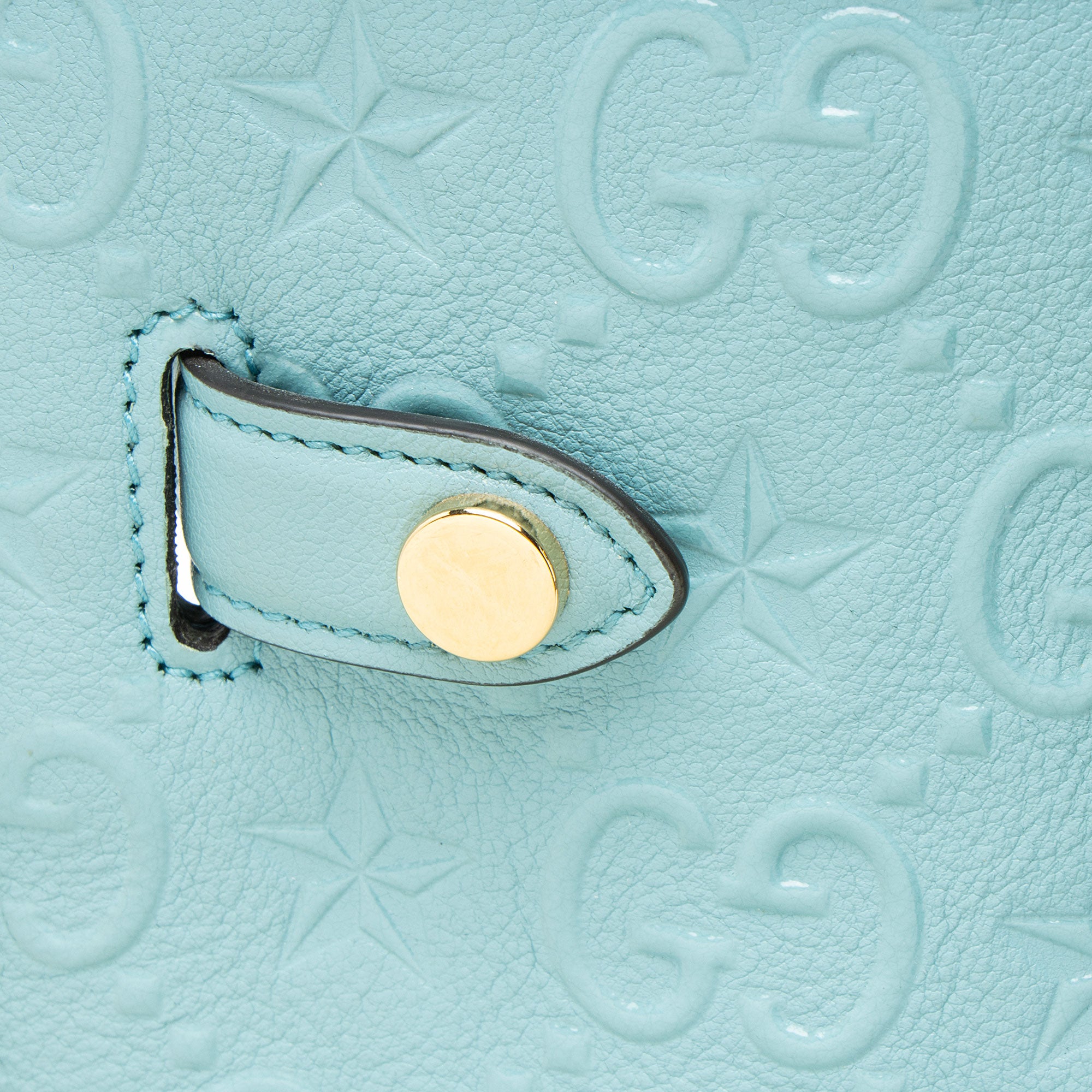 Gucci GG Leather Star Medium Tote