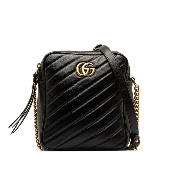 Gucci GG Marmont Double Zip Camera Bag (SHG-KSLWSR)