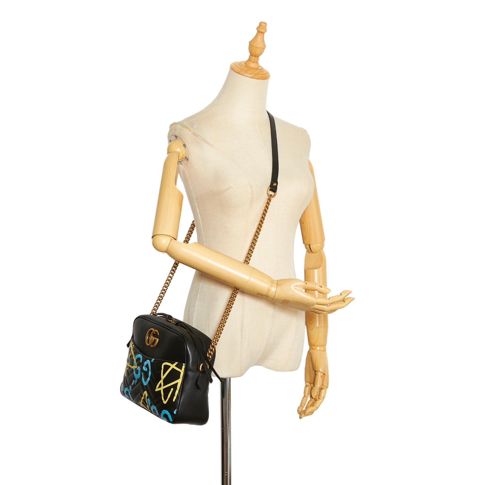 Gucci GG Marmont Ghost Crossbody Bag (SHG-1BAj04)