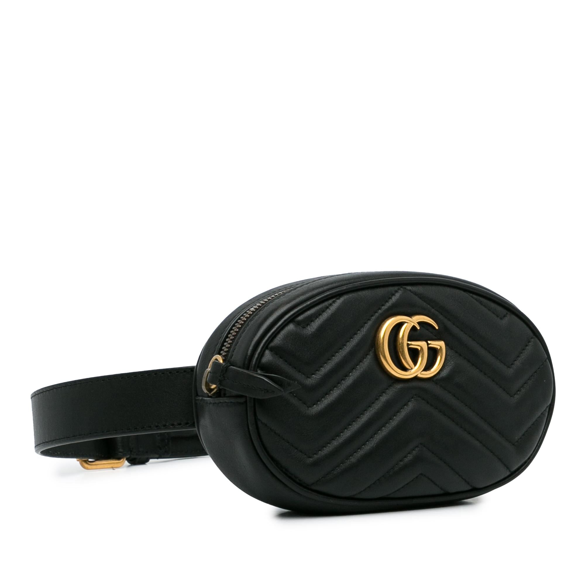 Gucci GG Marmont Matelasse Belt Bag (SHG-gKJdGE)