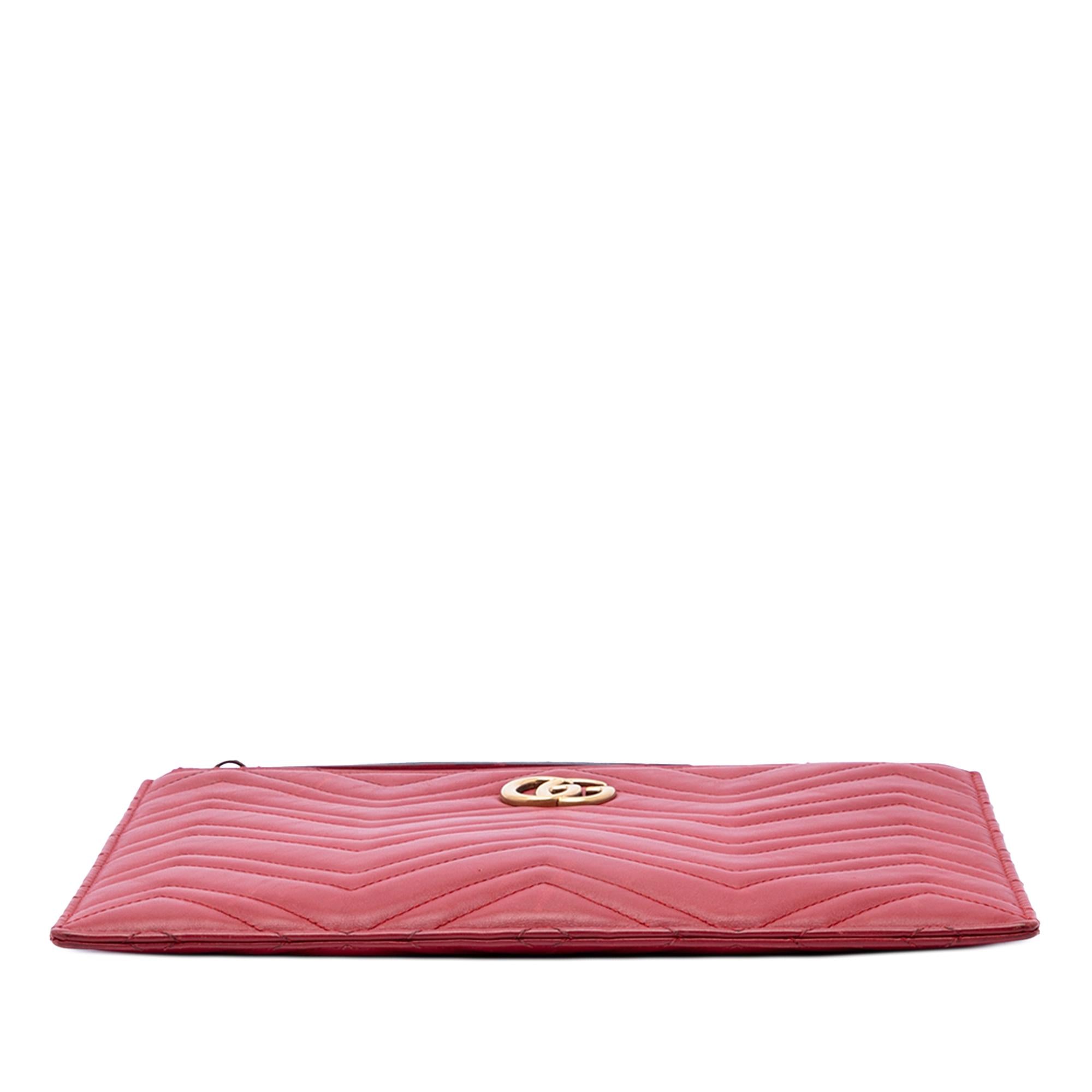 Gucci GG Marmont Matelasse Calfskin Clutch