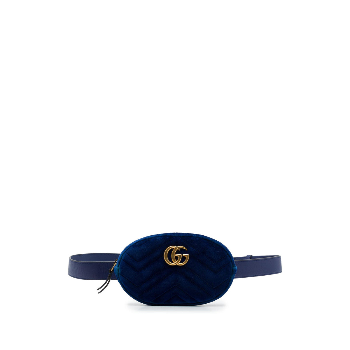 Gucci GG Marmont Matelasse Velvet Belt Bag