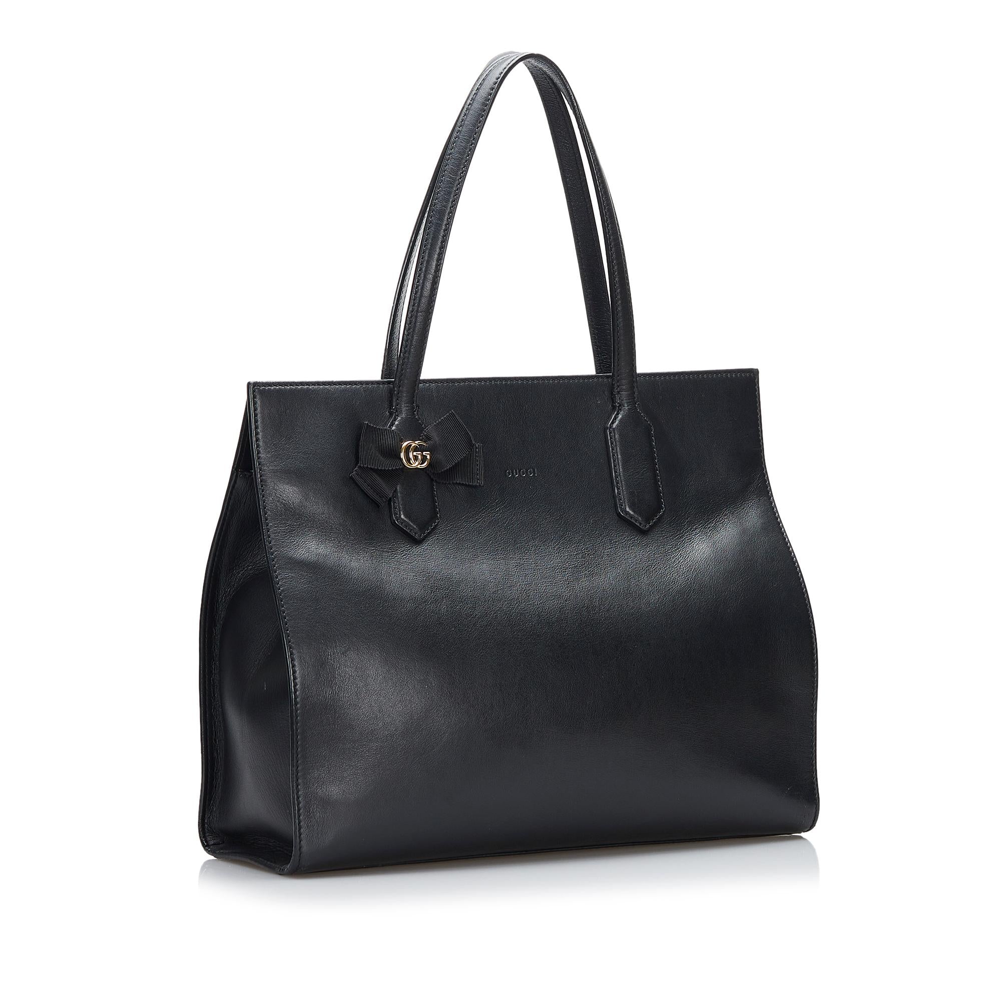 Gucci GG Marmont Ribbon Tote (SHG-VJBeBV)