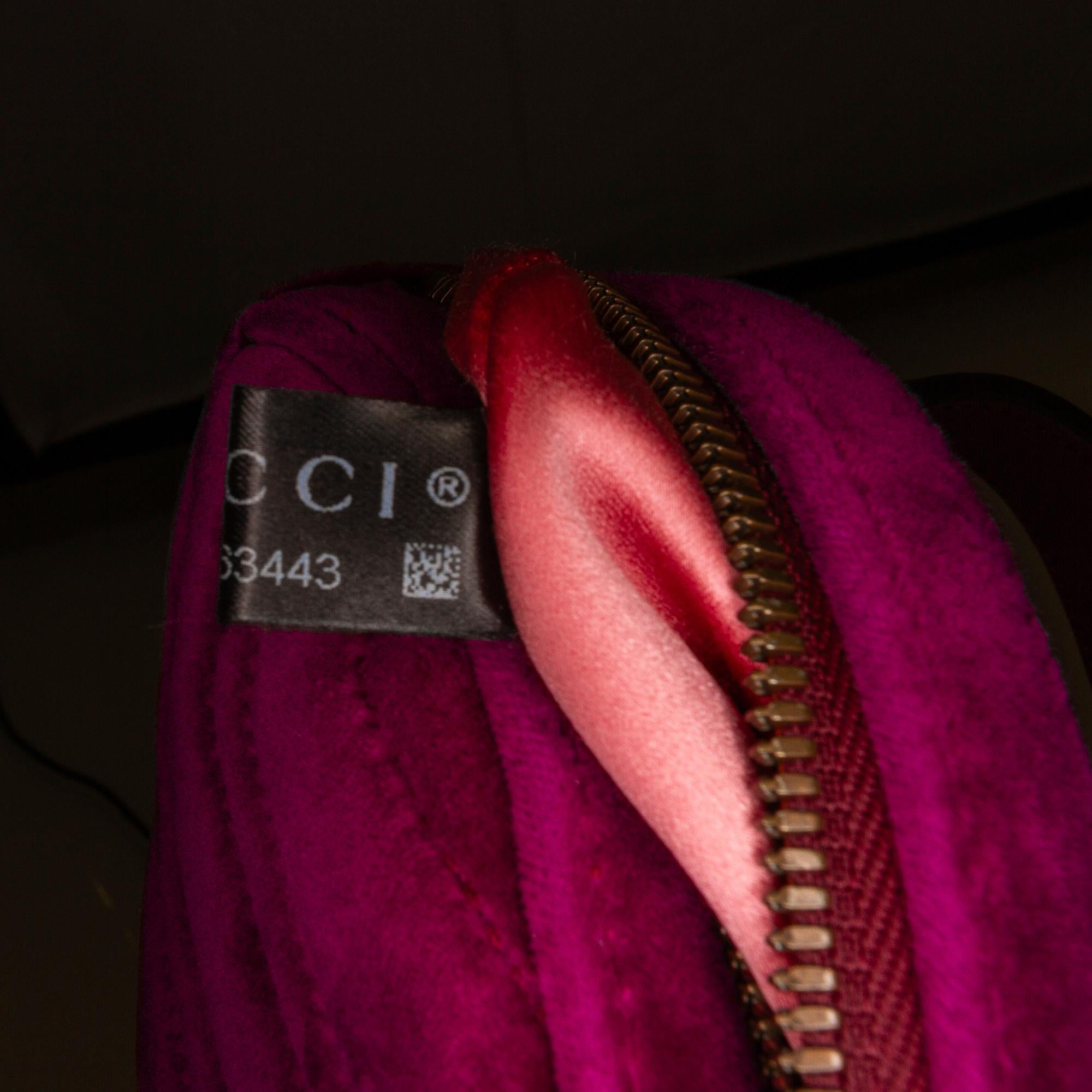 Gucci GG Marmont Velvet Belt Bag (SHG-dSDIGz)