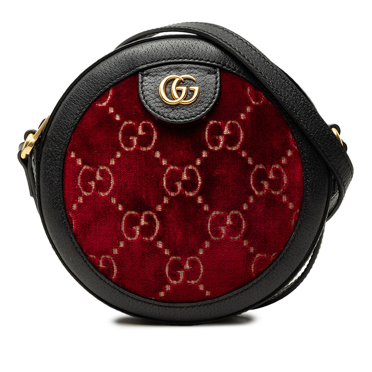 Gucci GG Marmont Velvet Round Crossbody