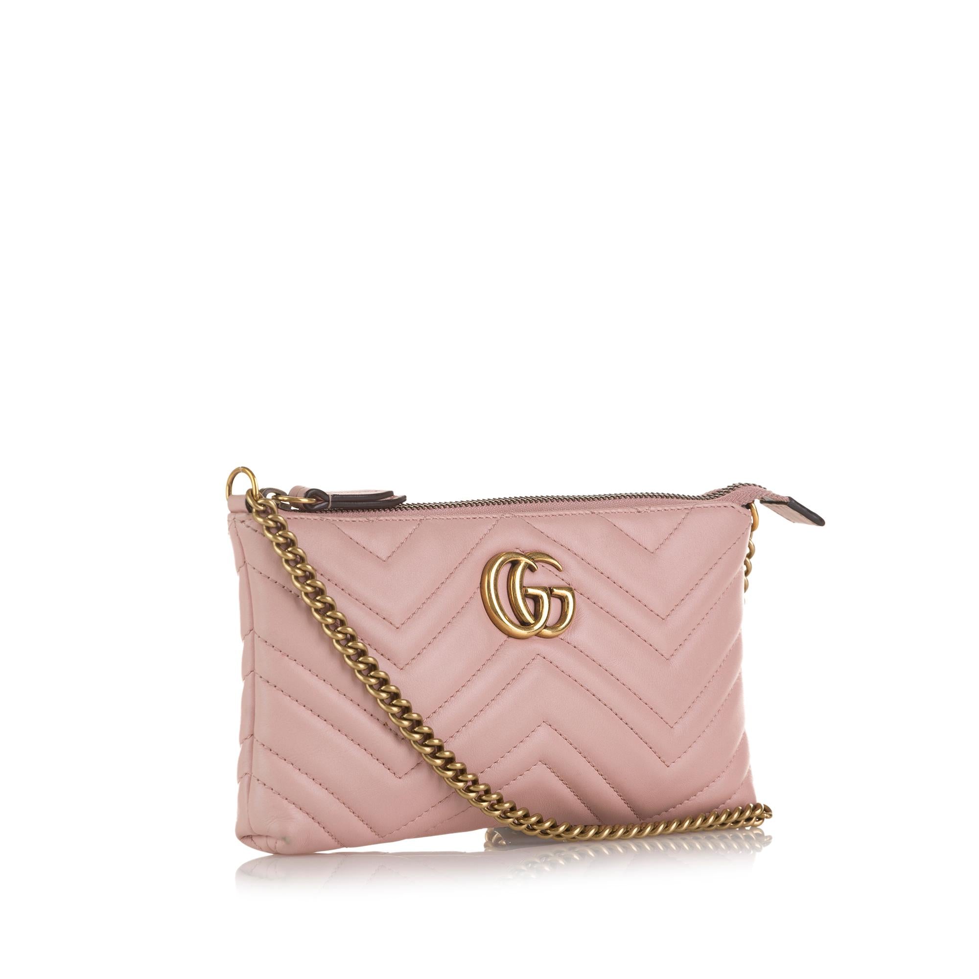 Gucci GG Marmont Wallet On Chain (SHG-UAct0H)