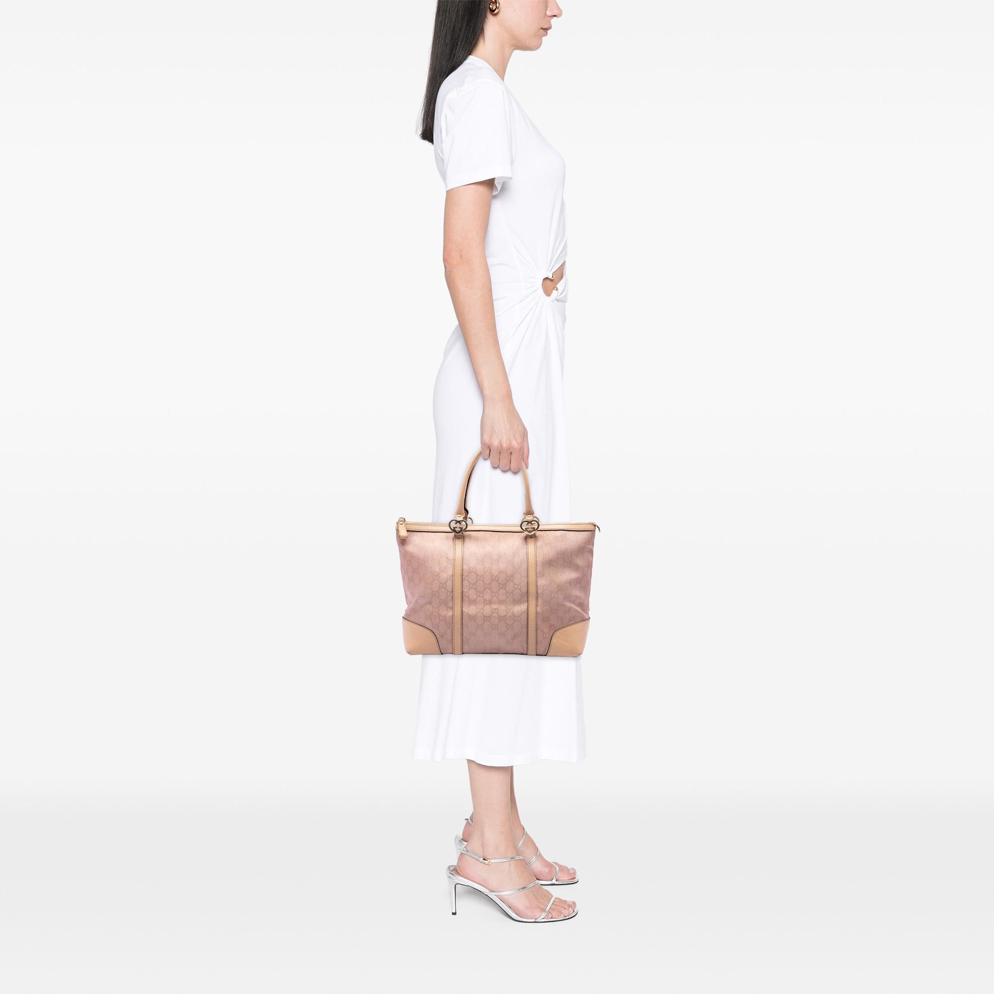 Gucci GG Metallic Canvas Lovely Tote