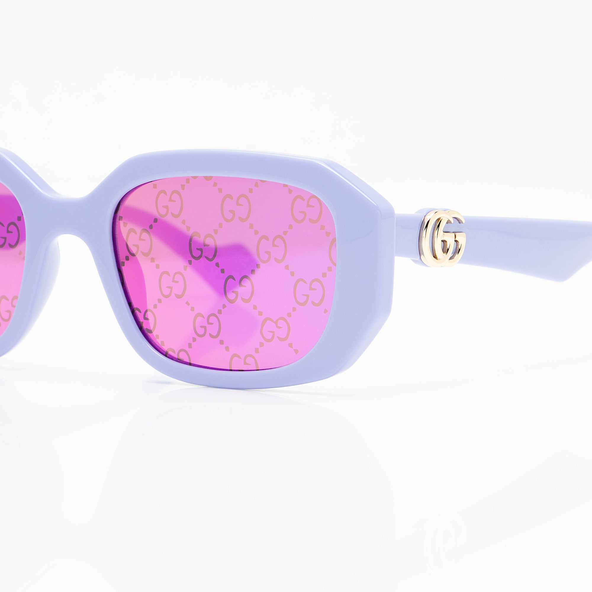 Gucci GG Mirrored Geometric Sunglasses