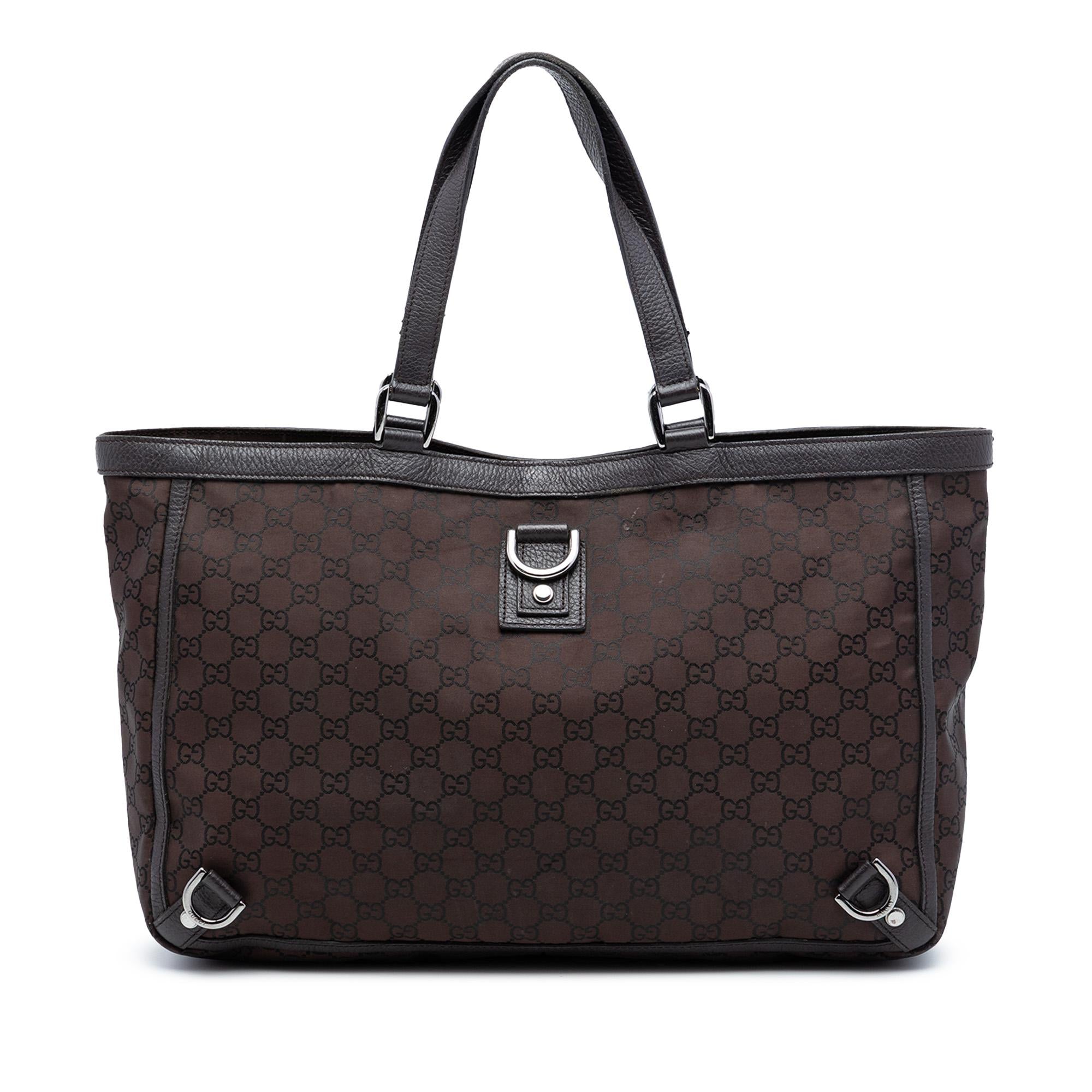 Gucci GG Nylon Abbey D Ring Tote