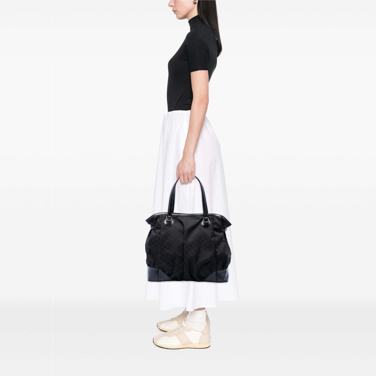 Gucci GG Nylon Full Moon Tote